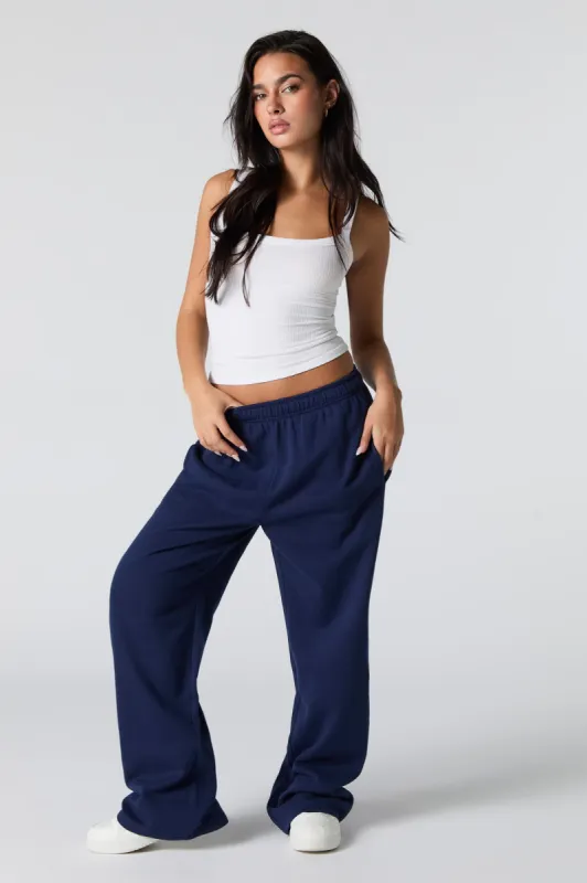 Wide Leg Fleece Sweatpant sold by Urban Planet
