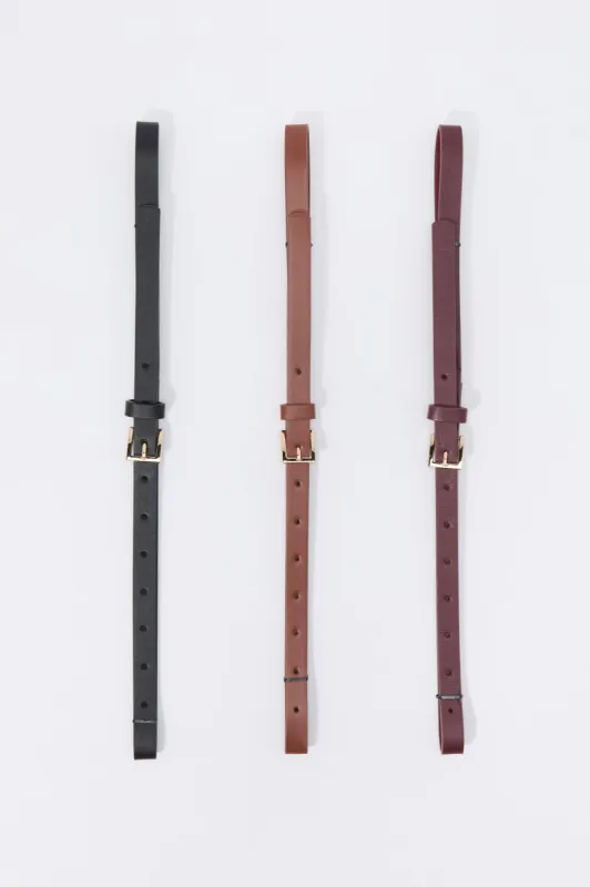 Faux Leather Belt (3 Pack) sold by Urban Planet