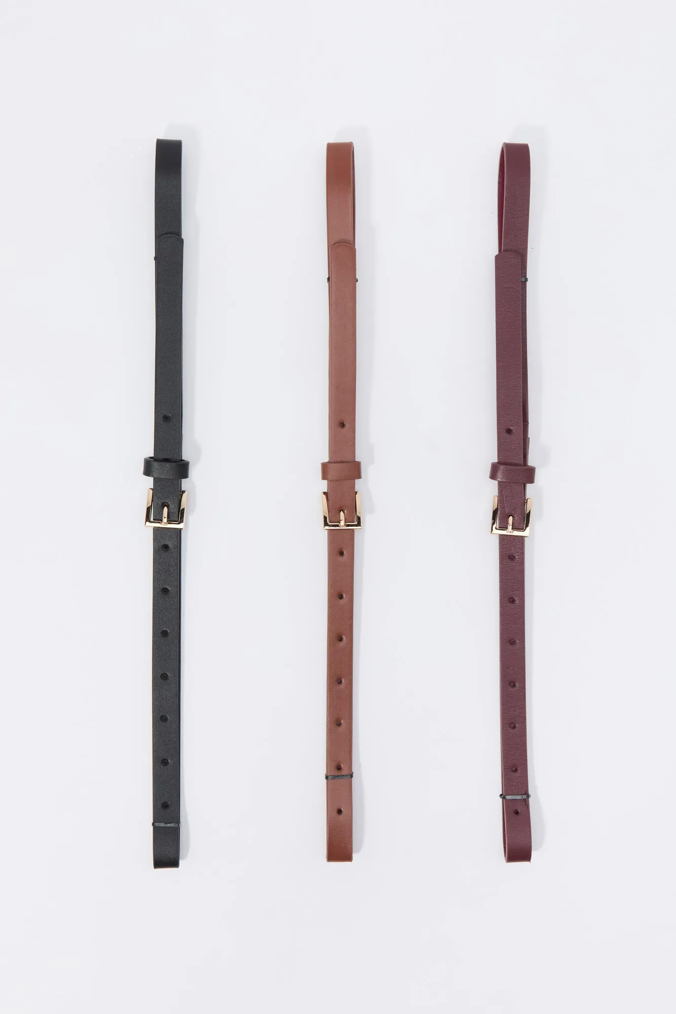 Faux Leather Belt (3 Pack) sold by Urban Planet