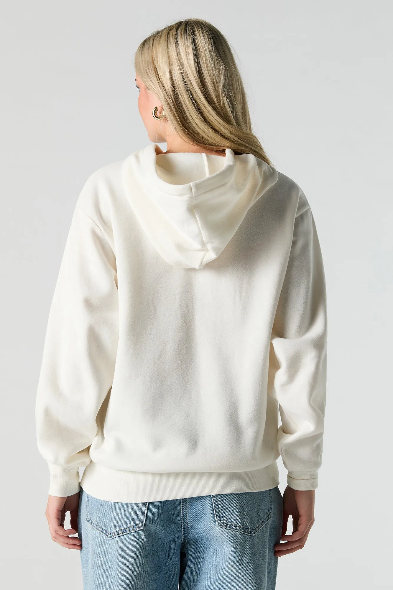 LOVE Cheetah Graphic Fleece Hoodie sold by Urban Planet product image thumbnail 2