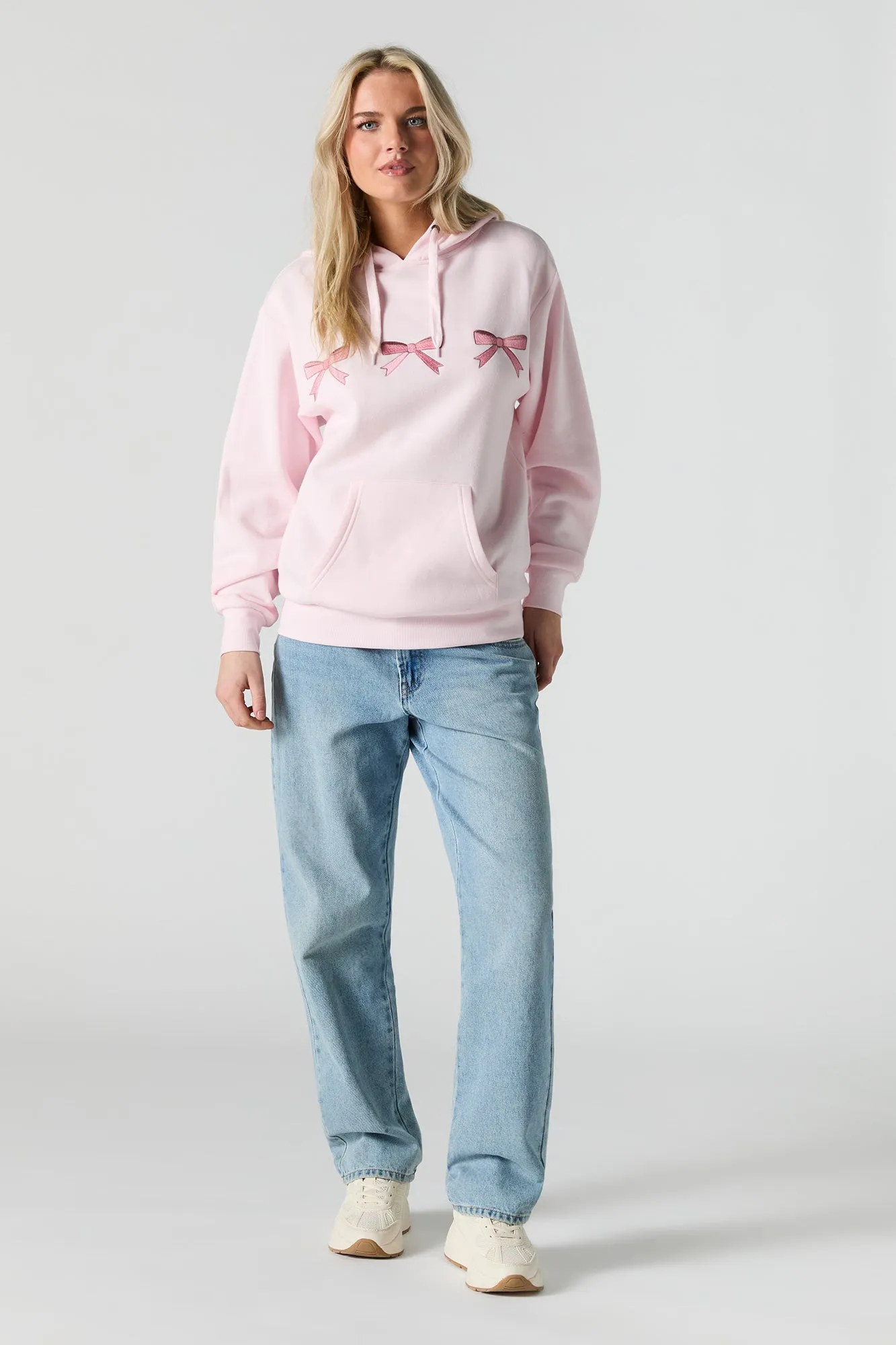 Haut à capuchon en molleton à broderie de boucle sold by Urban Planet product image thumbnail 3