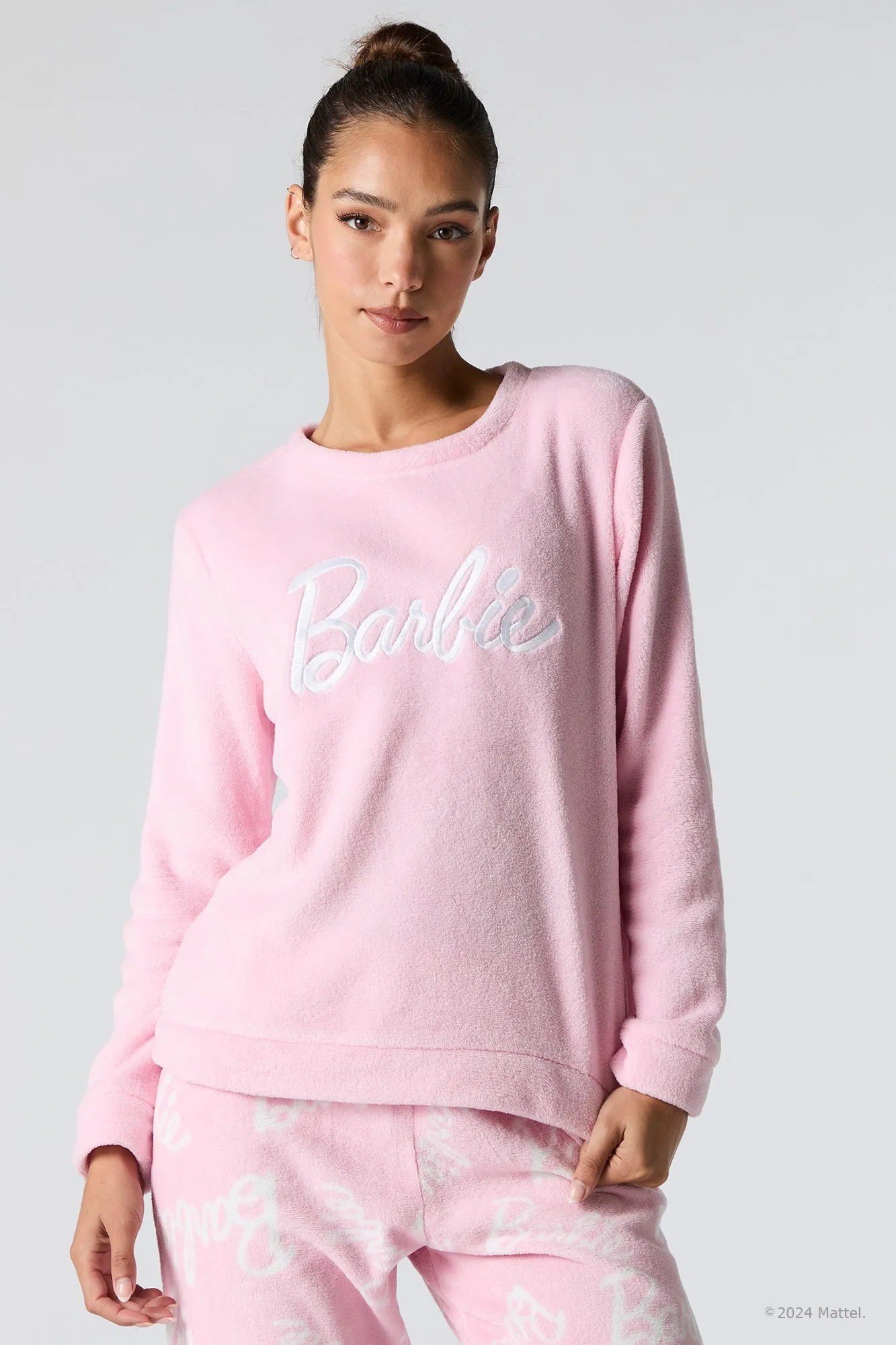 Barbie™ Plush Top & Pant 2 Piece Pajama Gift Set sold by Urban Planet product image thumbnail 2