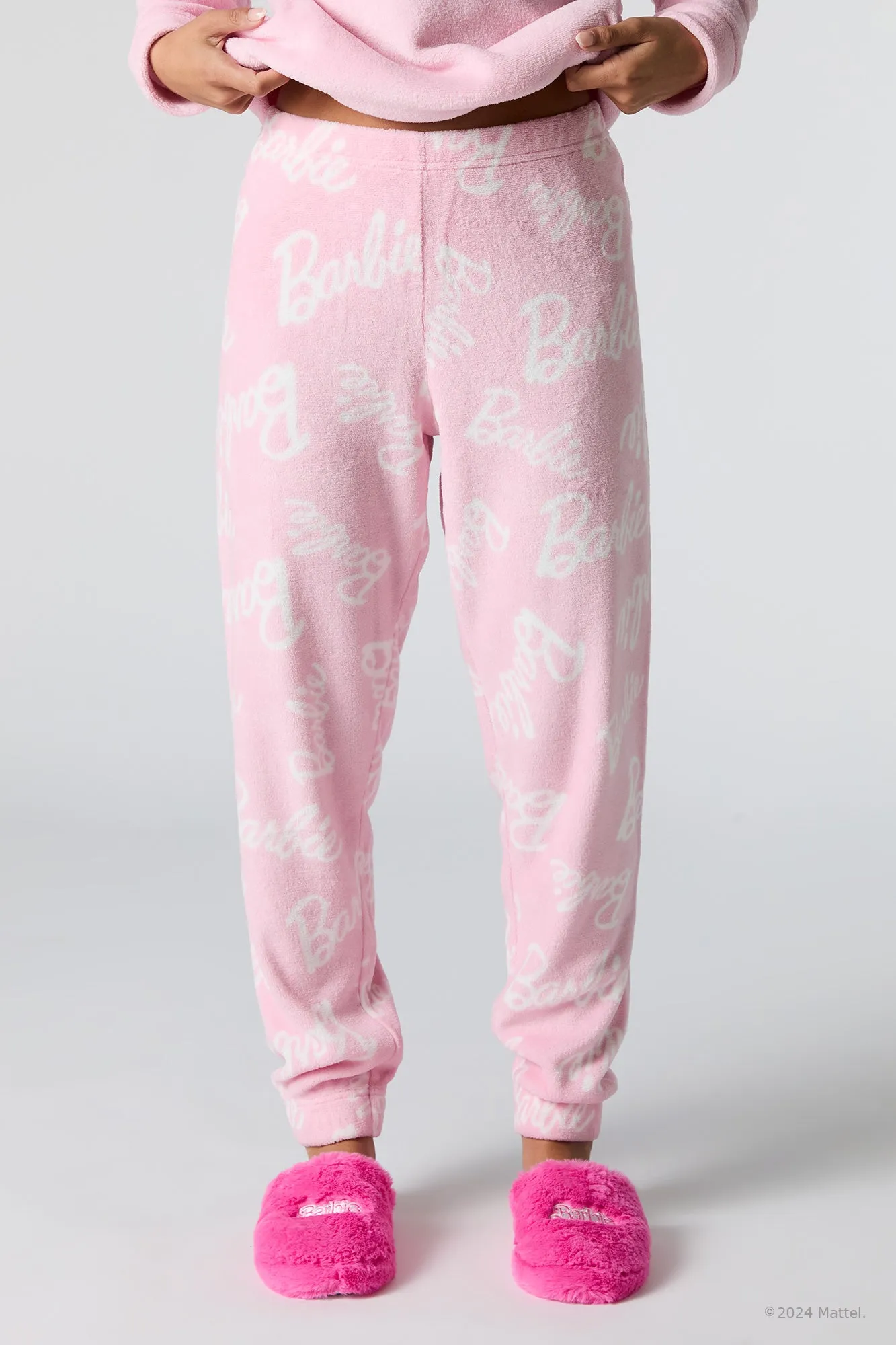Barbie™ Plush Top & Pant 2 Piece Pajama Gift Set sold by Urban Planet product image thumbnail 3