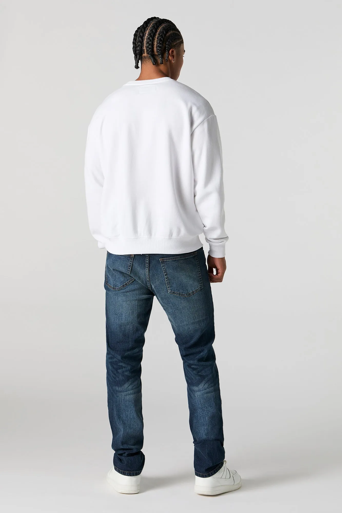 Jean mince délavé vintage foncé sold by Urban Planet product image thumbnail 3