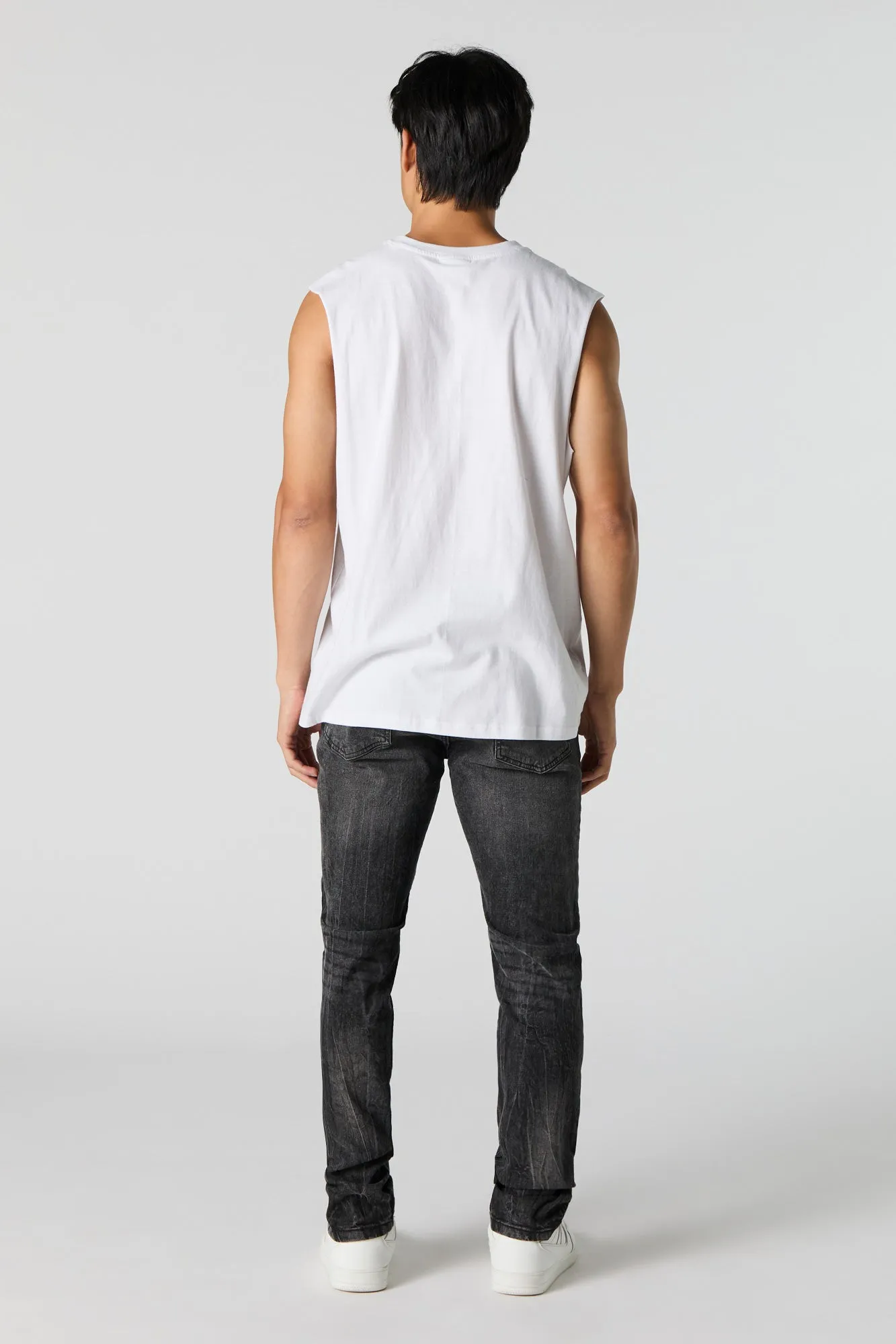 Black Faded Wash Slim Jean sold by Urban Planet product image thumbnail 3