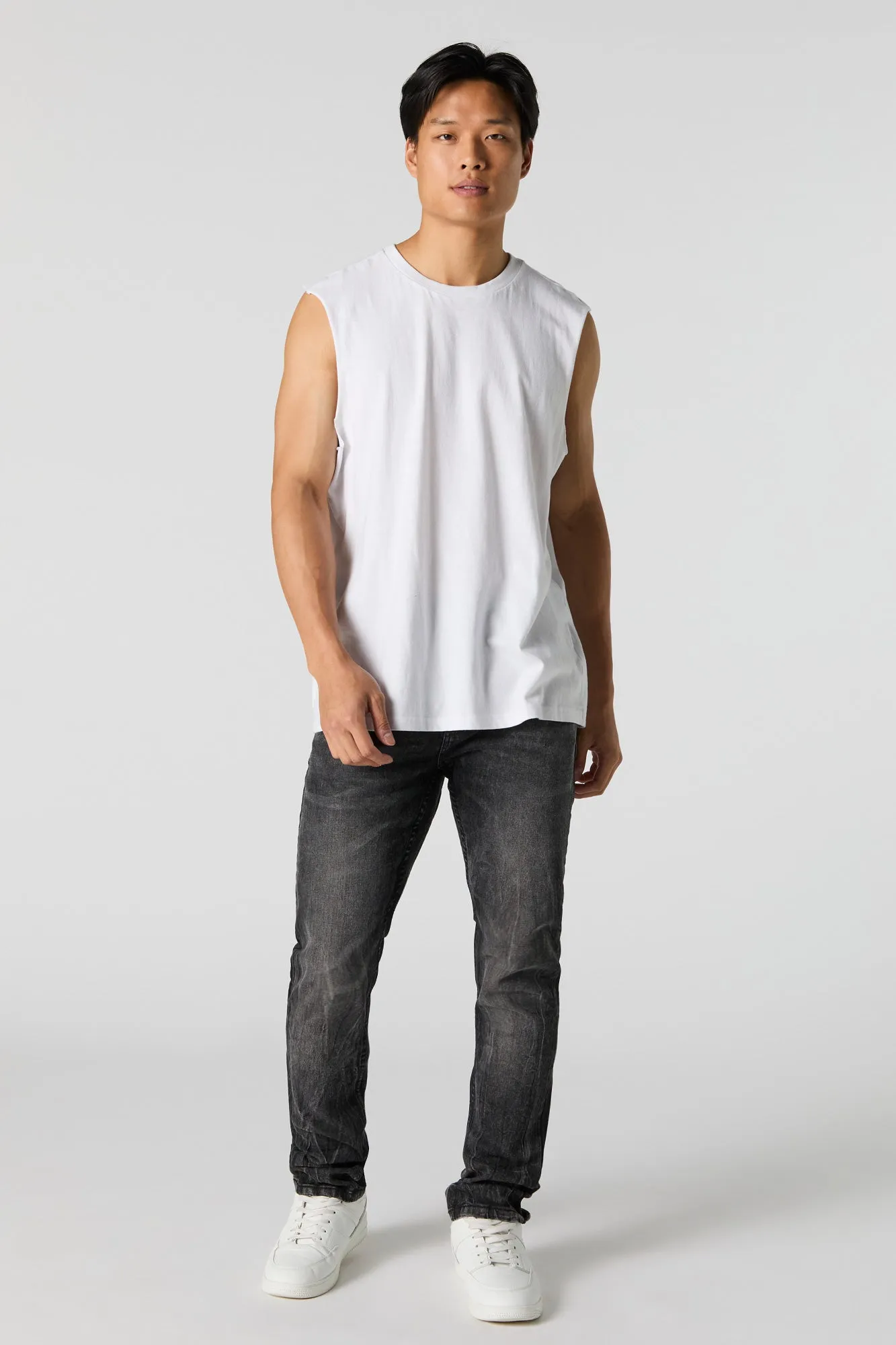 Black Faded Wash Slim Jean sold by Urban Planet product image thumbnail 2