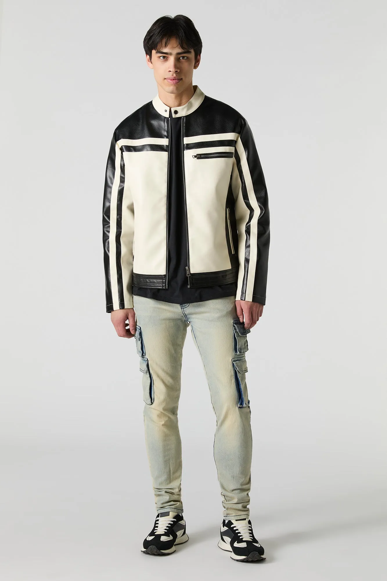 Jean cargo ajusté en denim extensible sold by Urban Planet product image thumbnail 2