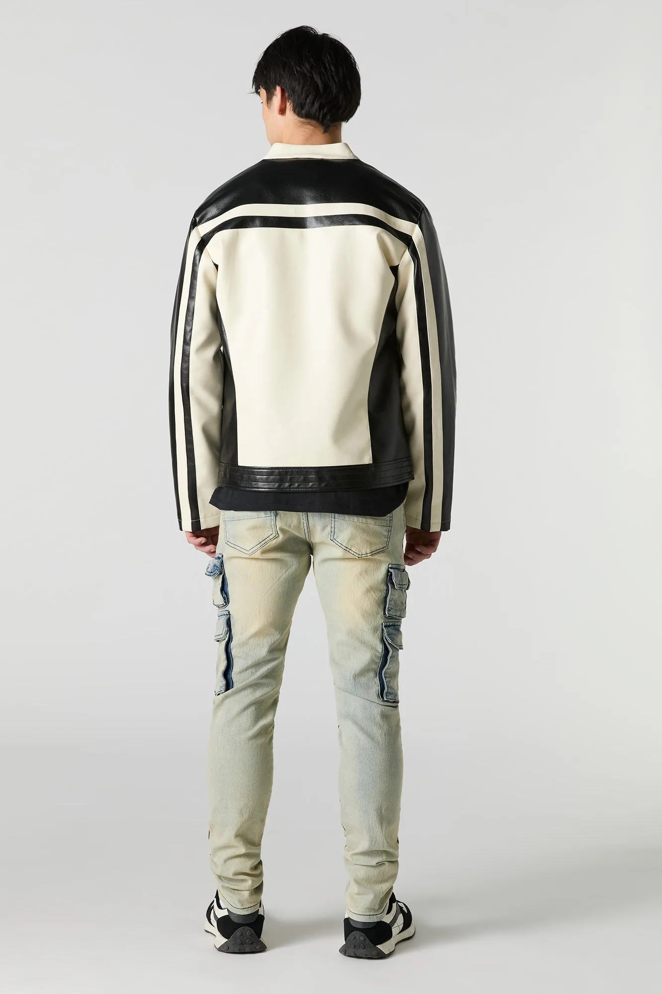 Jean cargo ajusté en denim extensible sold by Urban Planet product image thumbnail 3