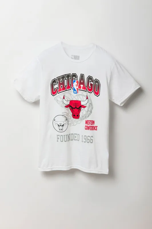 T-shirt à imprimé Chicago Bulls sold by Urban Planet