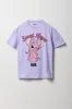 Angel Rhinestone Graphic Boyfriend T-Shirt sold by Urban Planet