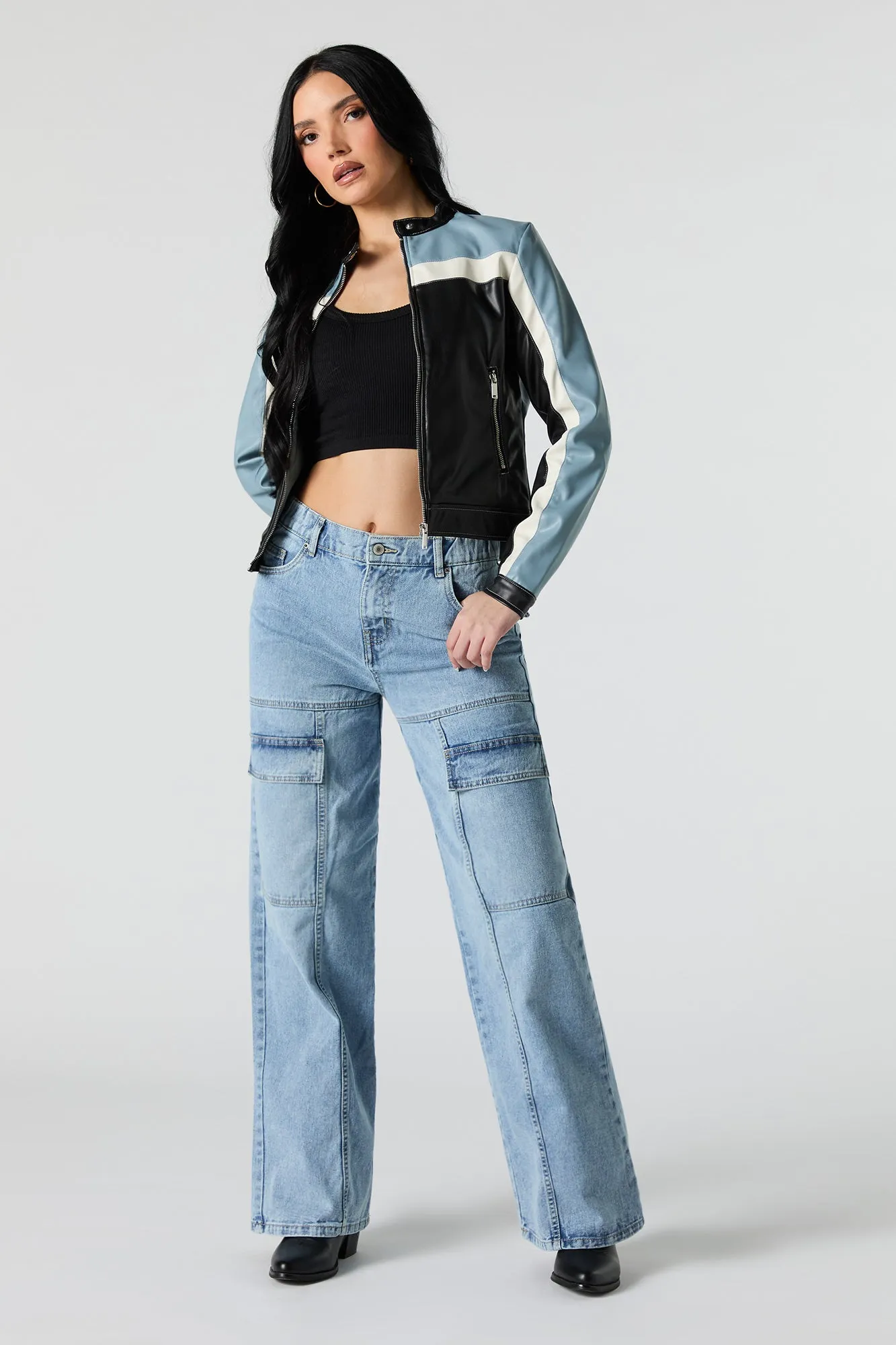 Jean cargo à jambe large sold by Urban Planet product image thumbnail 4