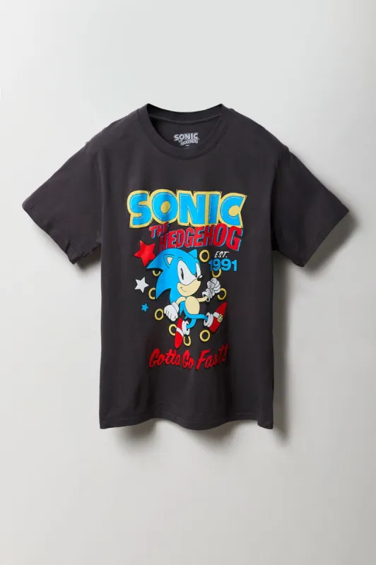 Sonic the Hedgehog Graphic T-Shirt sold by Urban Planet