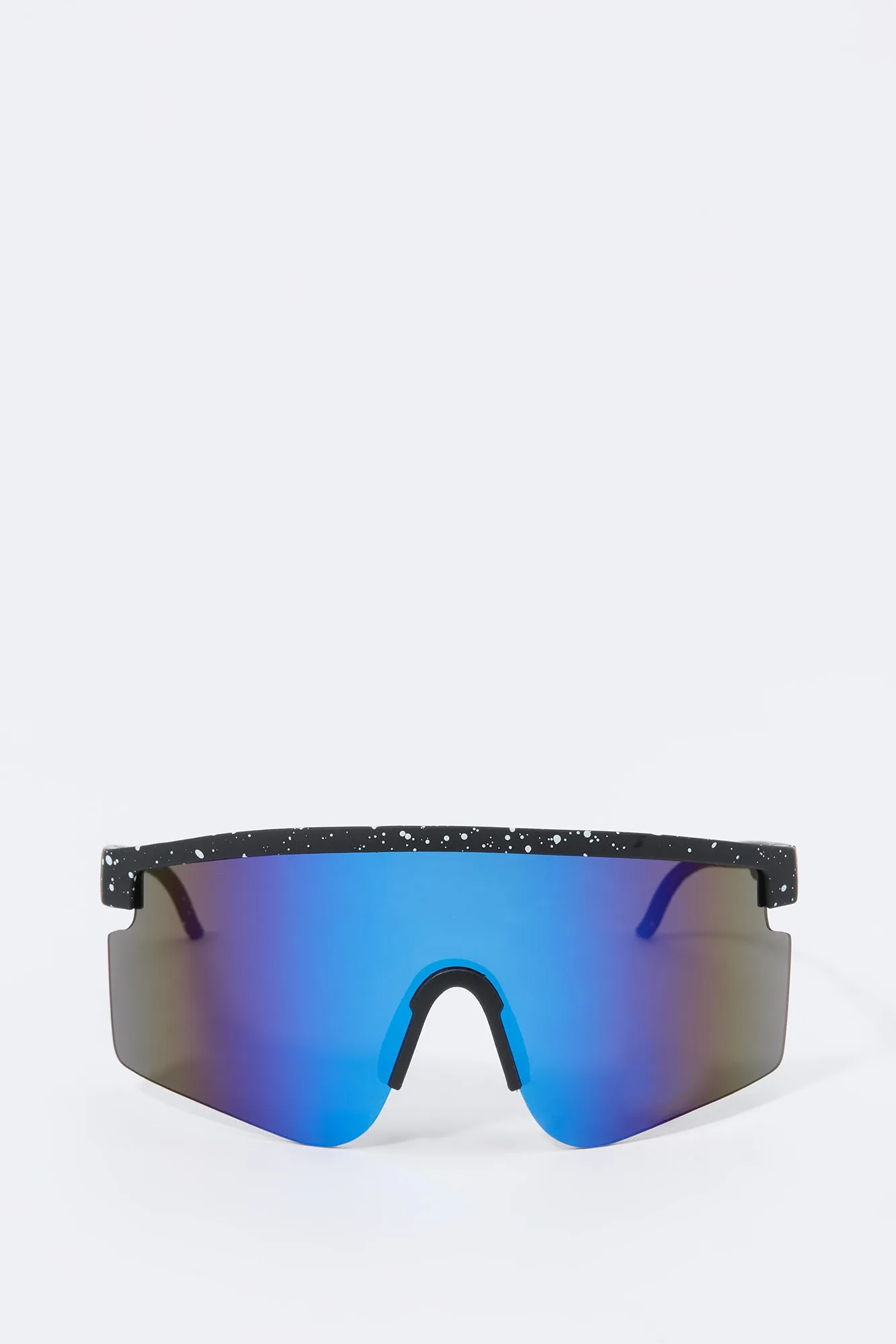 Paint Splatter Shield Sunglasses sold by Urban Planet product image thumbnail 4