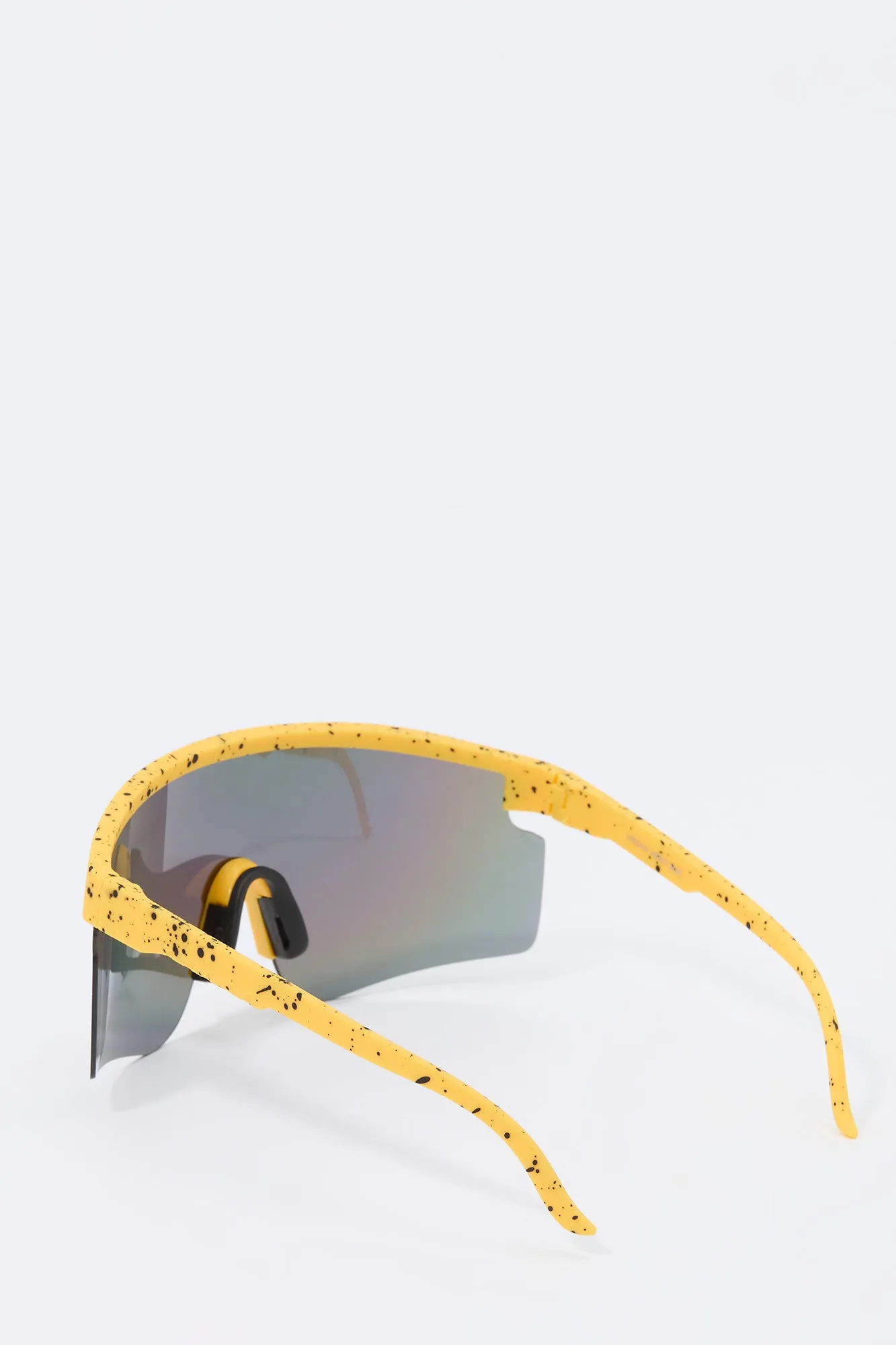 Paint Splatter Shield Sunglasses sold by Urban Planet product image thumbnail 3