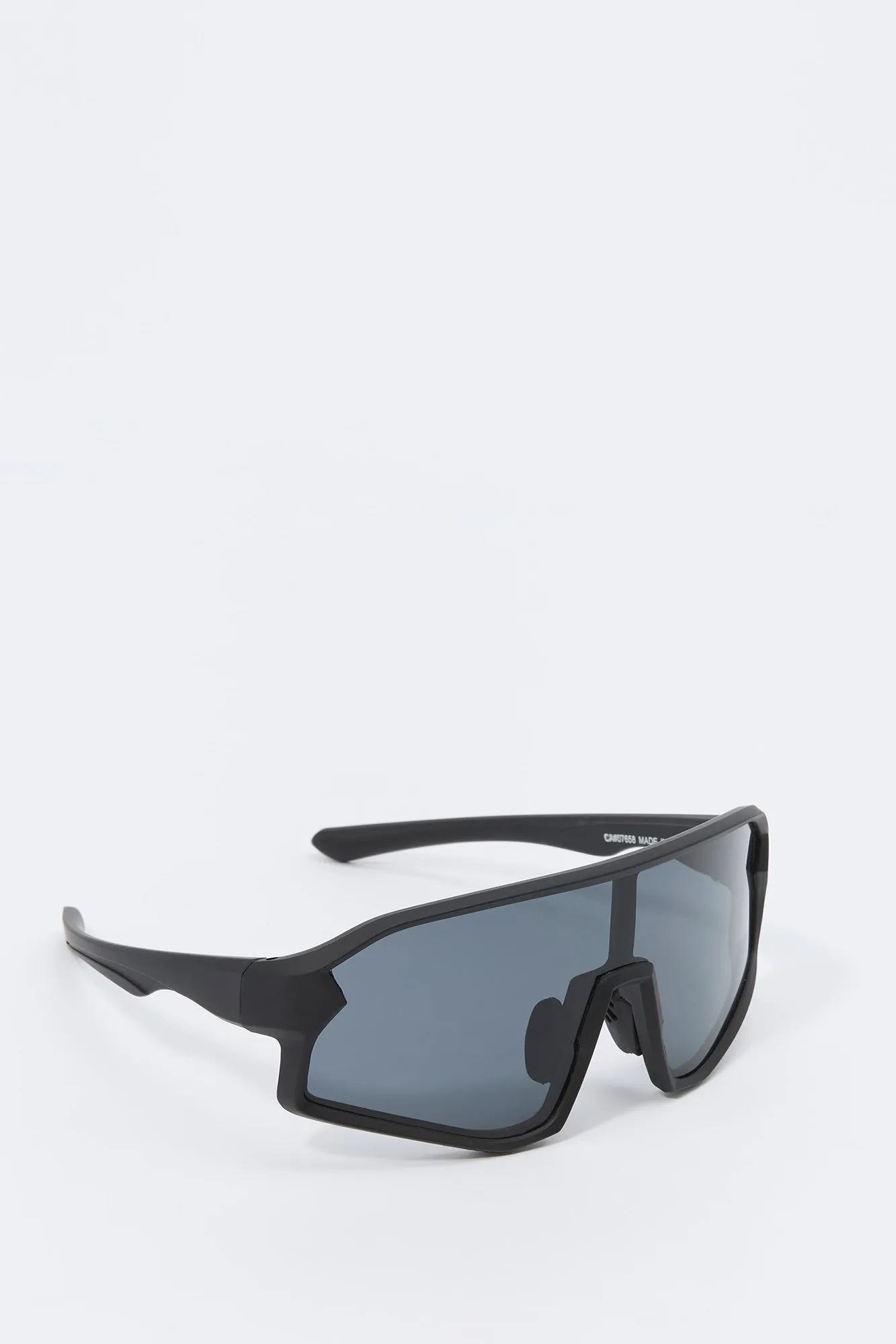 Black Soft Touch Shield Sunglasses sold by Urban Planet product image thumbnail 2