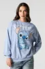 Stitch Graphic Fleece Sweatshirt sold by Urban Planet