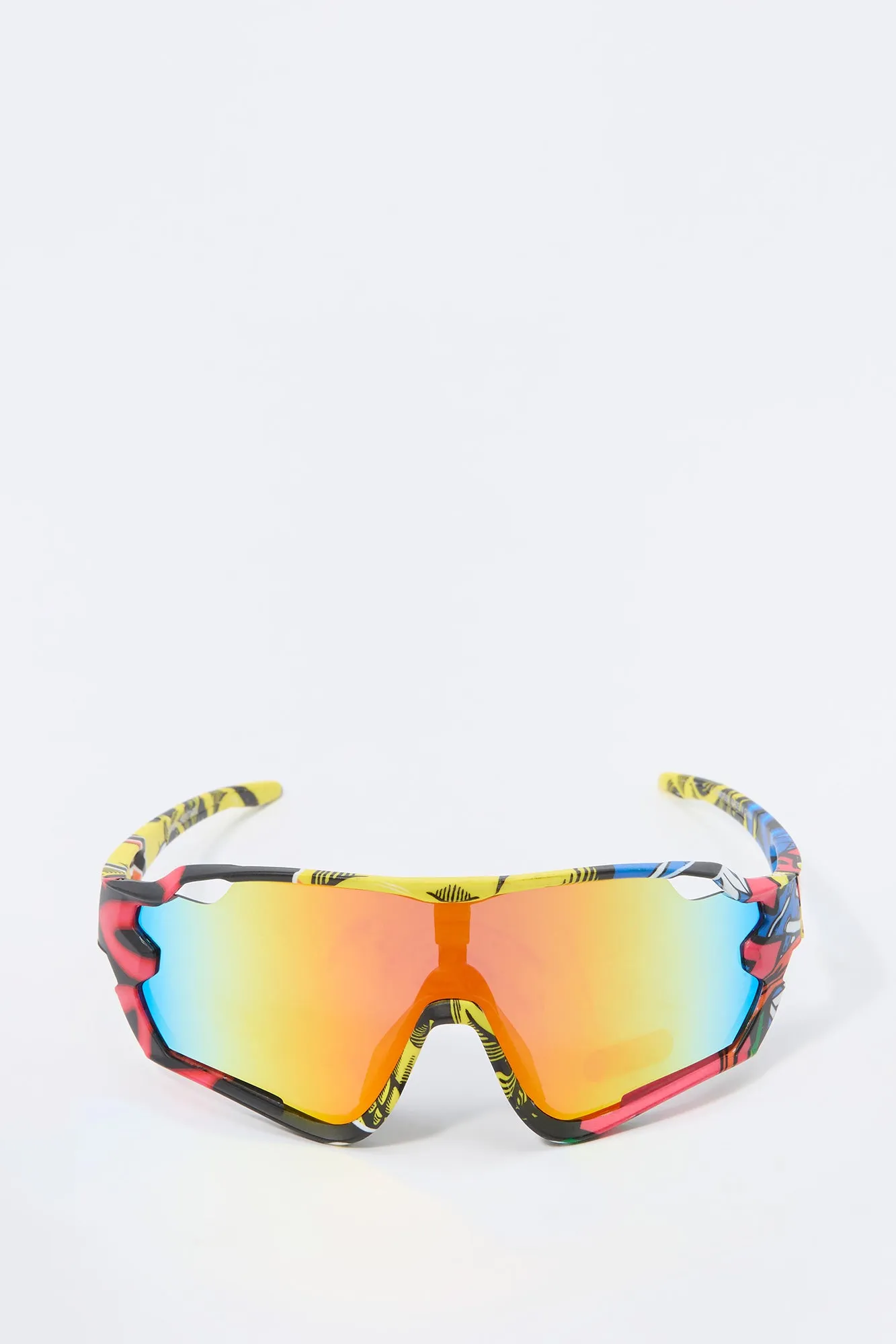 Abstract Shield Sunglasses sold by Urban Planet