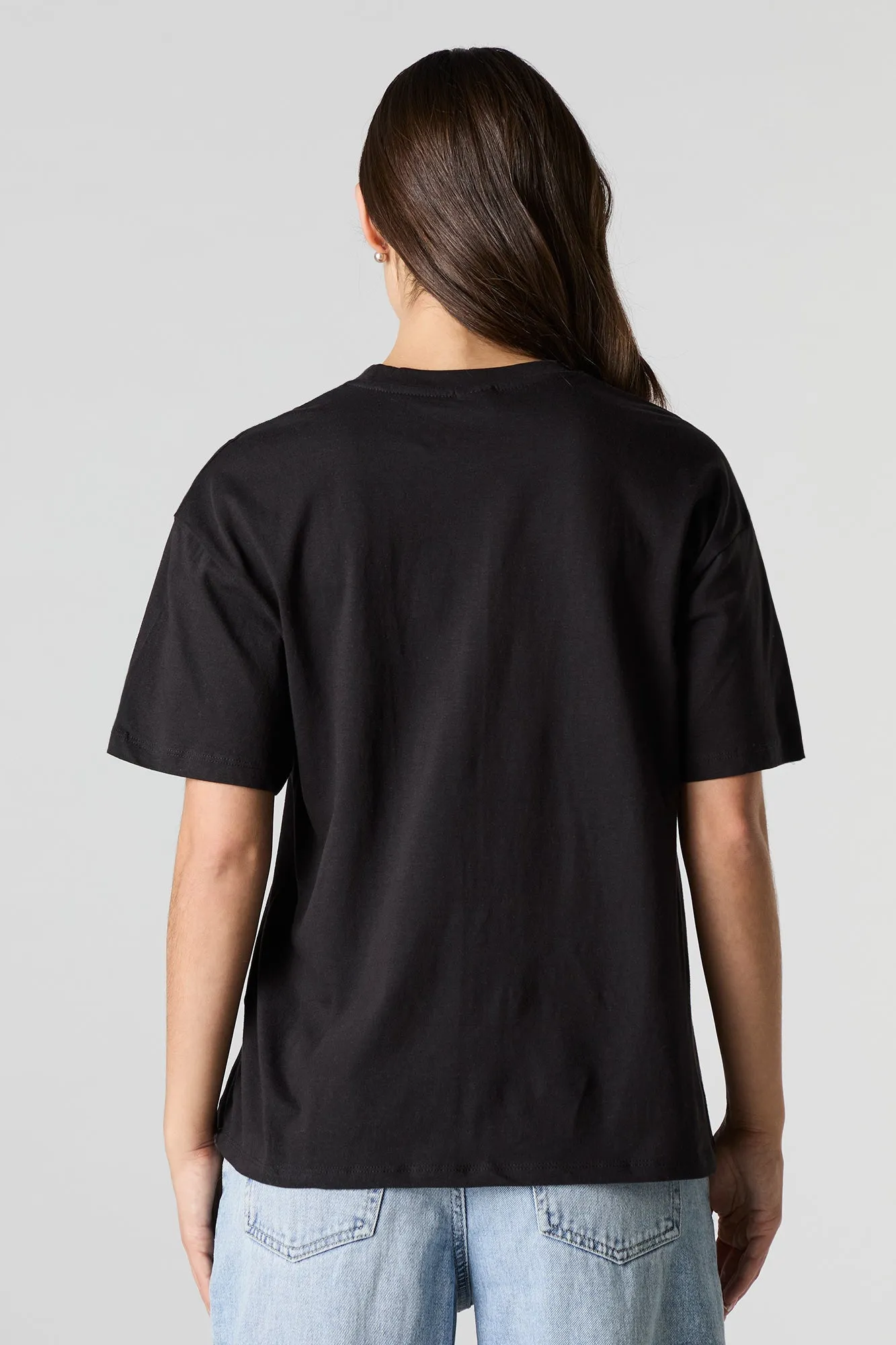 T-shirt de coupe garçonne à imprimé Ethereal sold by Urban Planet product image thumbnail 2