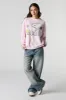 Snoopy Graphic Fleece Sweatshirt sold by Urban Planet