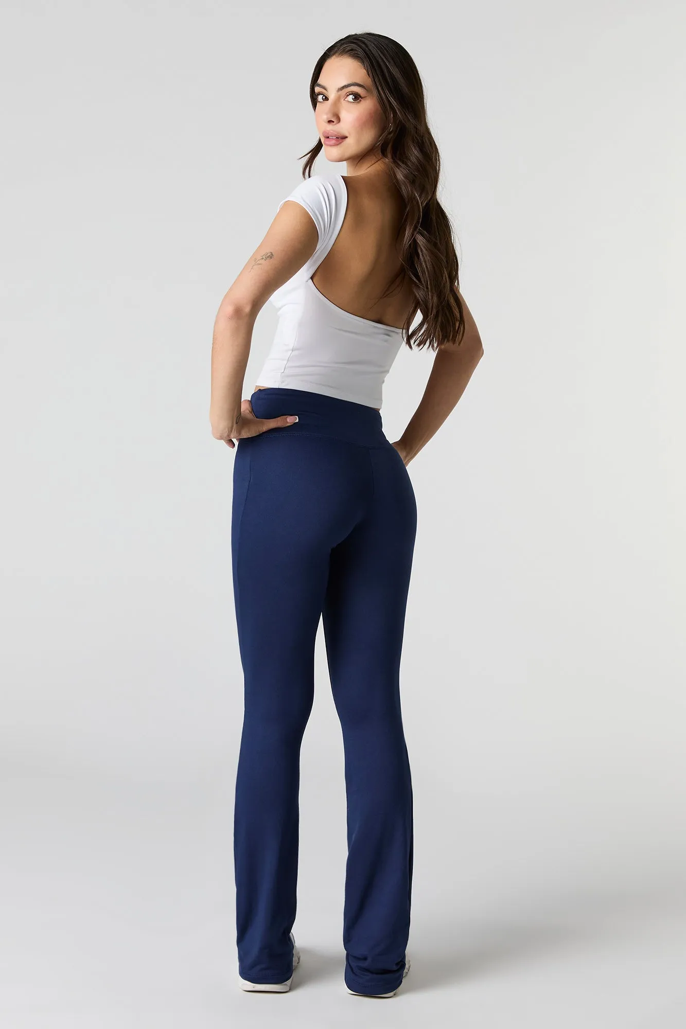 Legging doux à jambe évasée sold by Urban Planet product image thumbnail 3