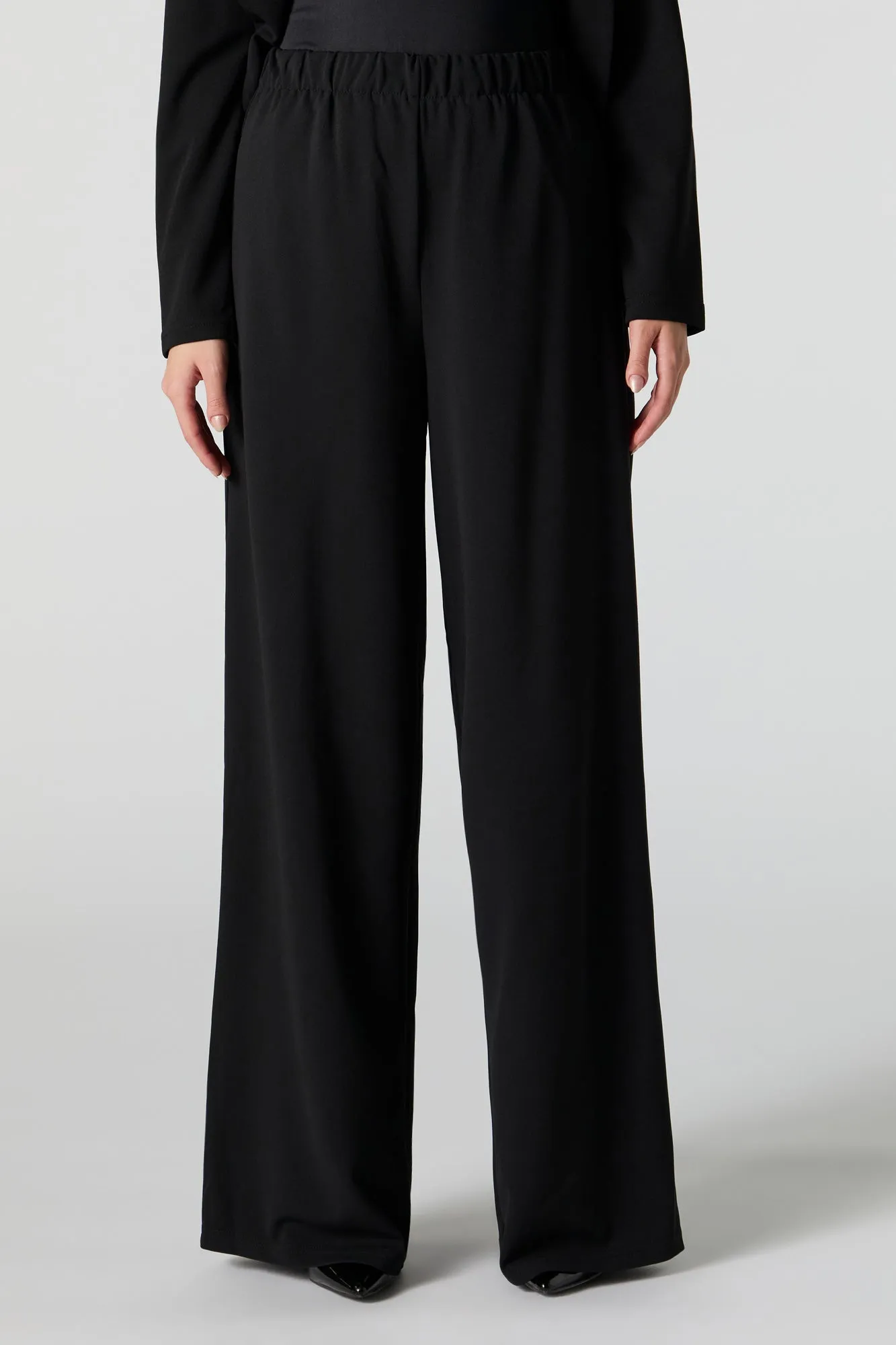 Crepe Wide Leg Dress Pant sold by Urban Planet product image thumbnail 5