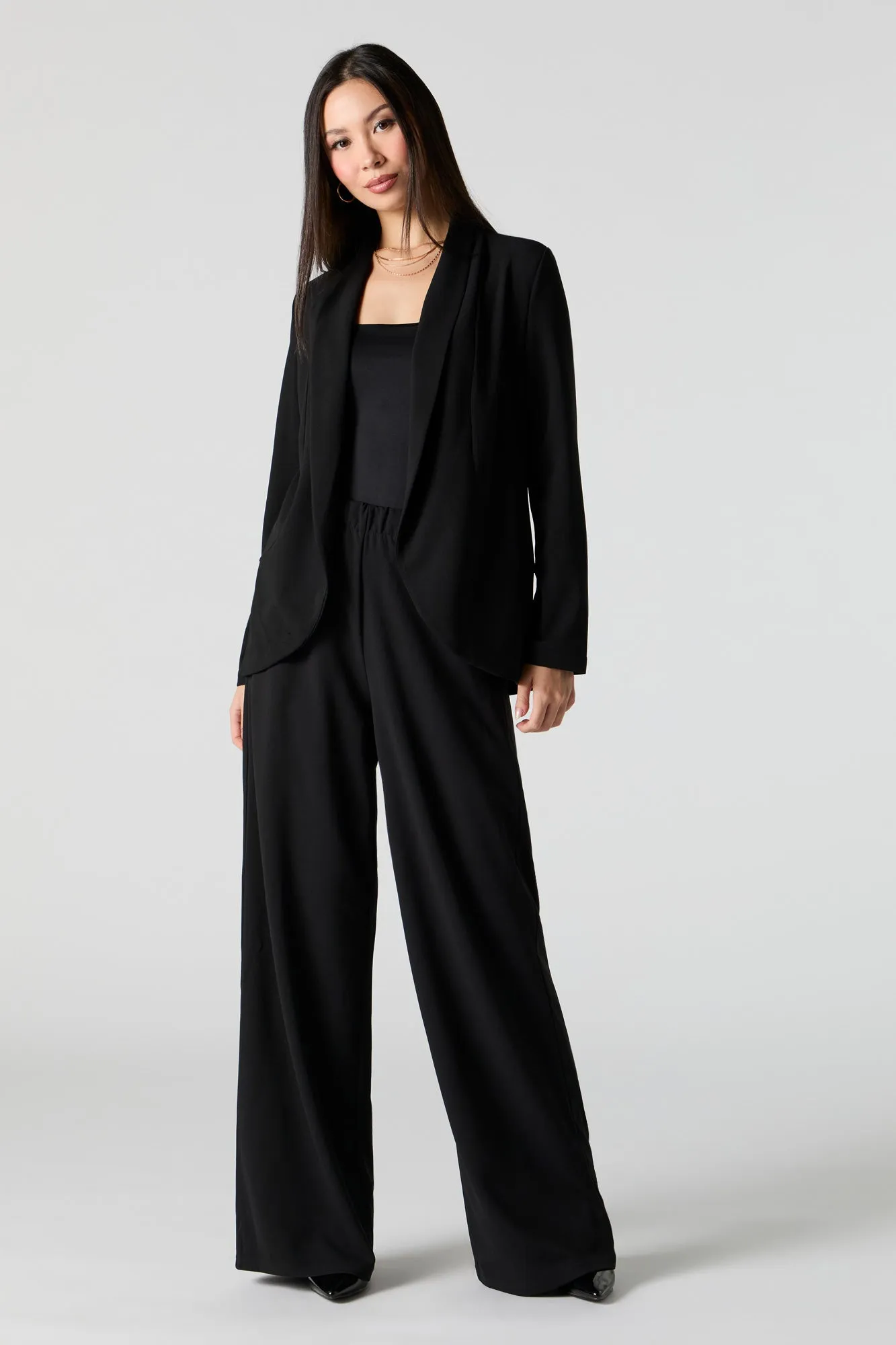 Crepe Wide Leg Dress Pant sold by Urban Planet product image thumbnail 4