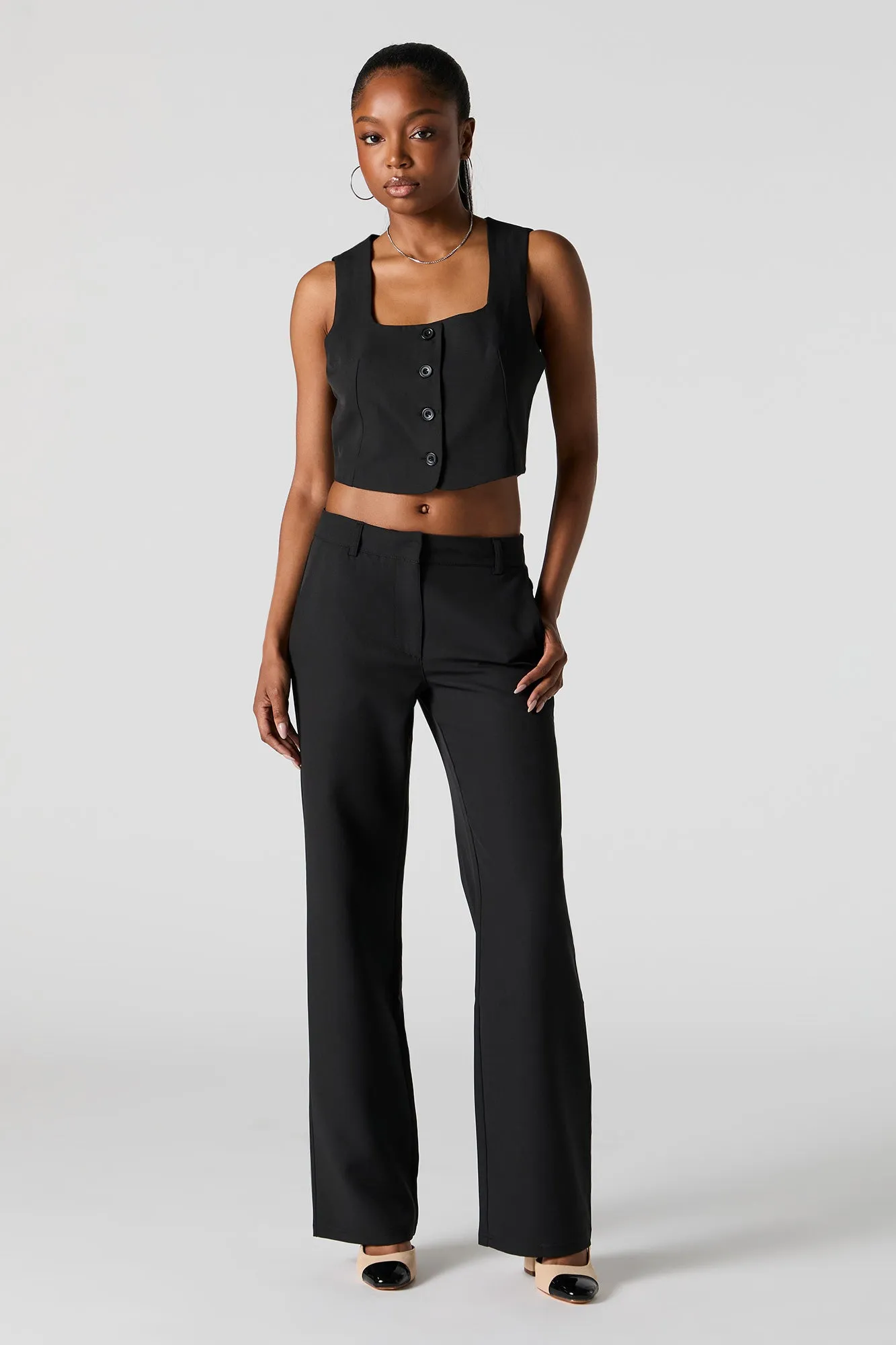 Pantalon habillé à jambe droite sold by Urban Planet product image thumbnail 4