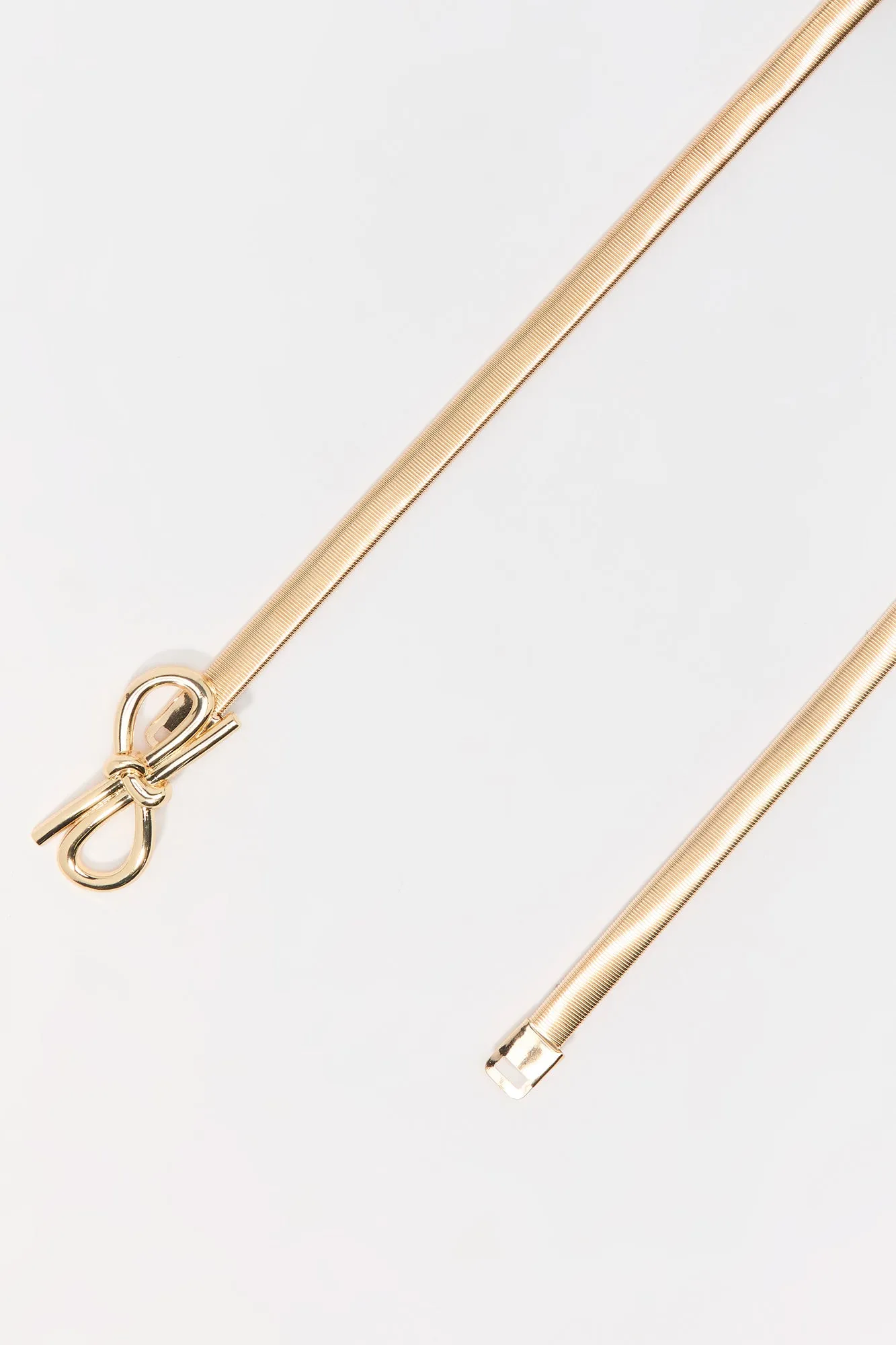 Metal Bow Waist Belt sold by Urban Planet product image thumbnail 2