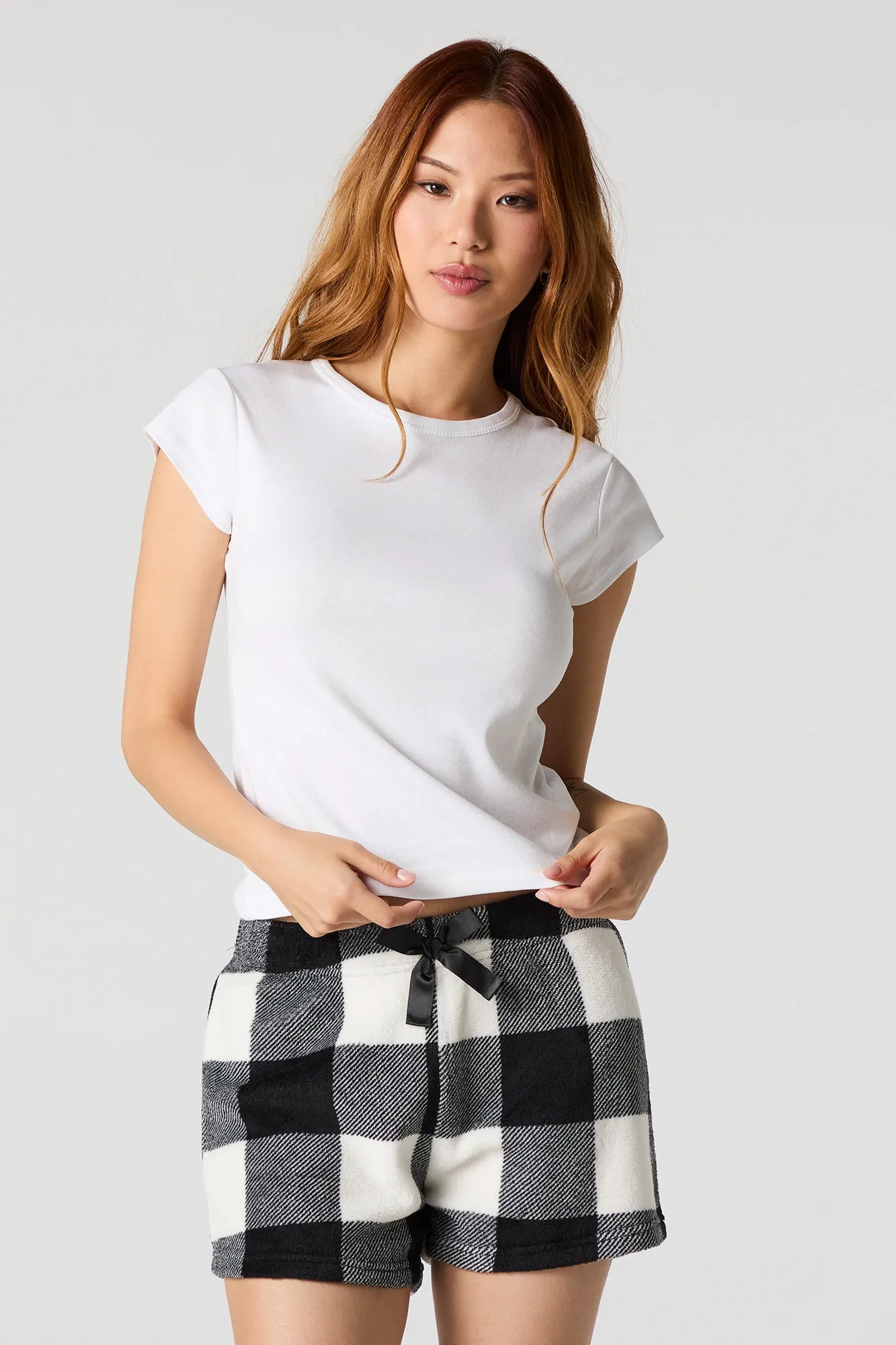 Short de pyjama pelucheux imprimé sold by Urban Planet product image thumbnail 4