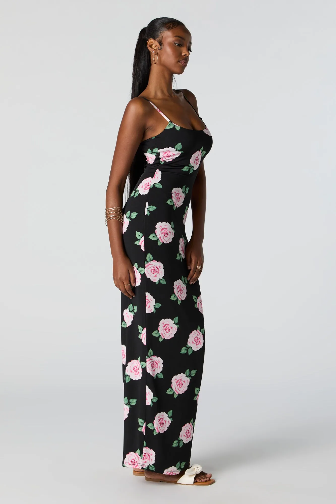 Contour Floral Maxi Dress sold by Urban Planet product image thumbnail 5