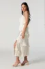 Lace Knit Ruffle Midi Dress sold by Urban Planet