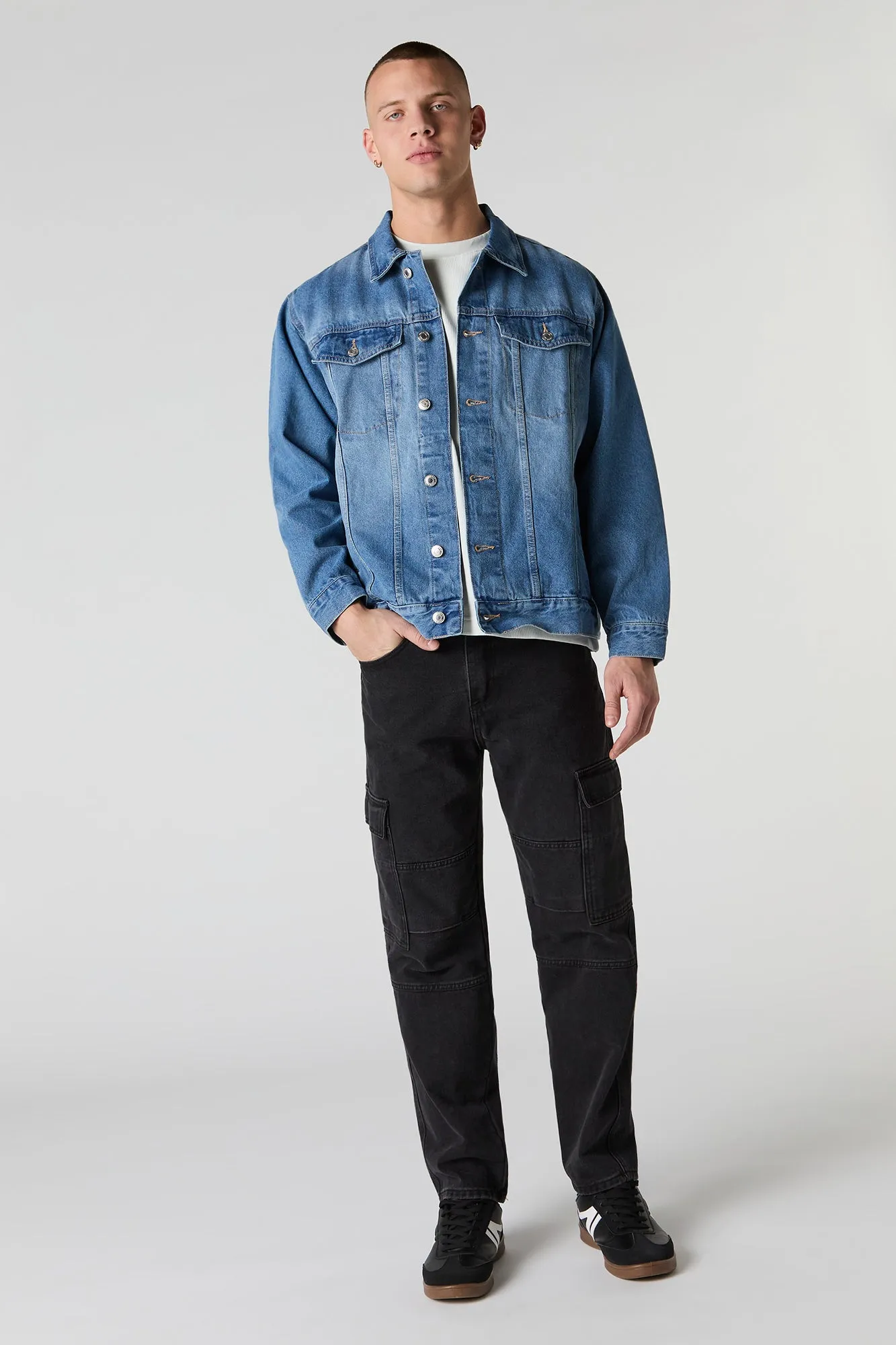 Denim Jacket sold by Urban Planet product image thumbnail 3