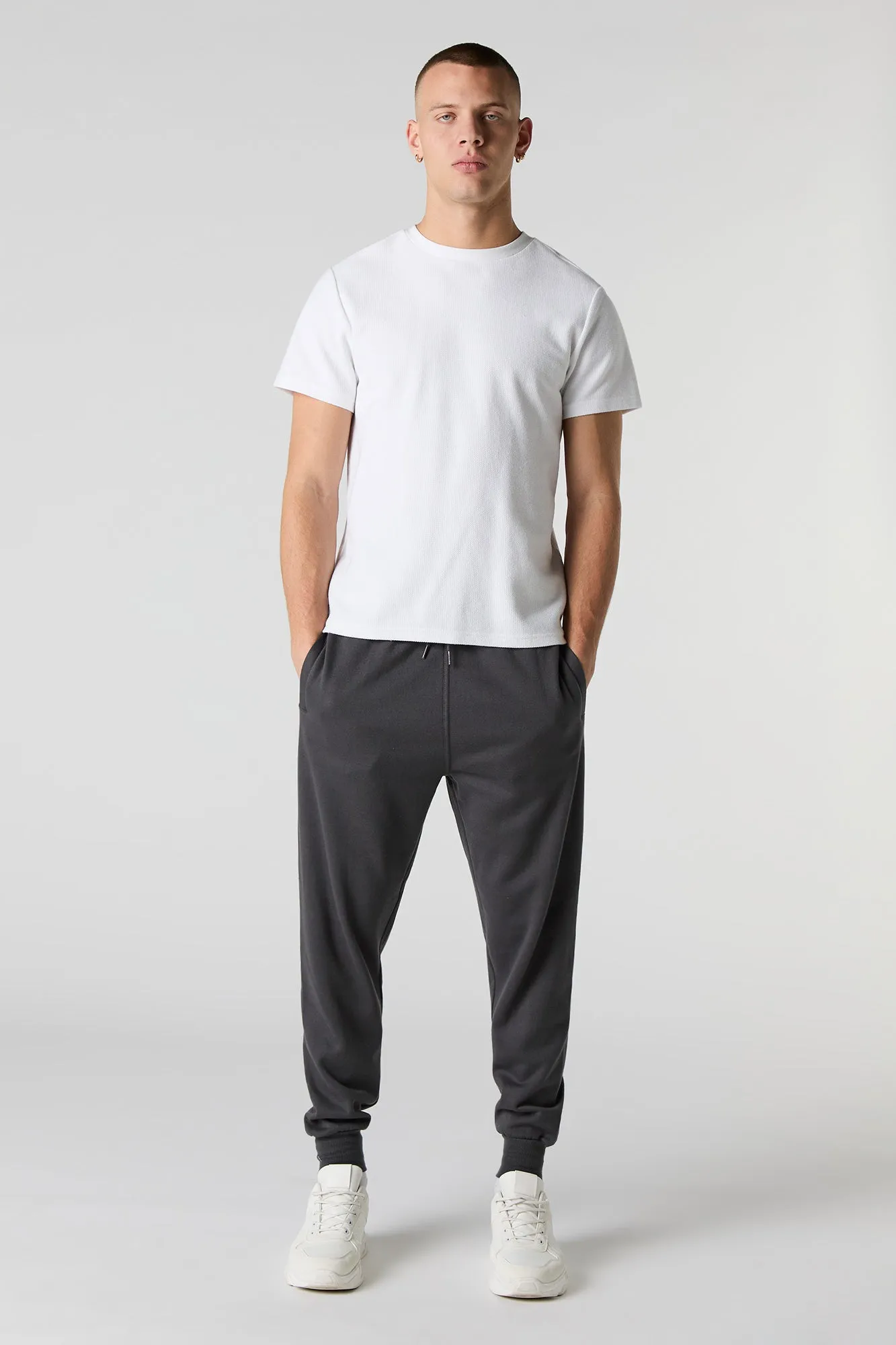 Solid Fleece Jogger sold by Urban Planet product image thumbnail 2