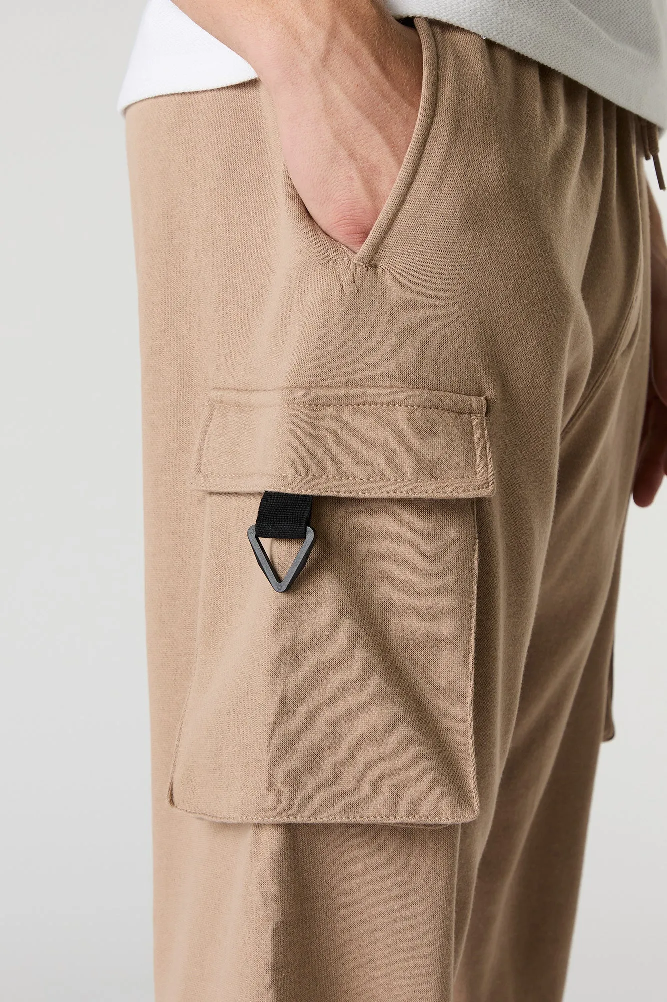 Fleece Toggle Hem Cargo Jogger sold by Urban Planet product image thumbnail 4