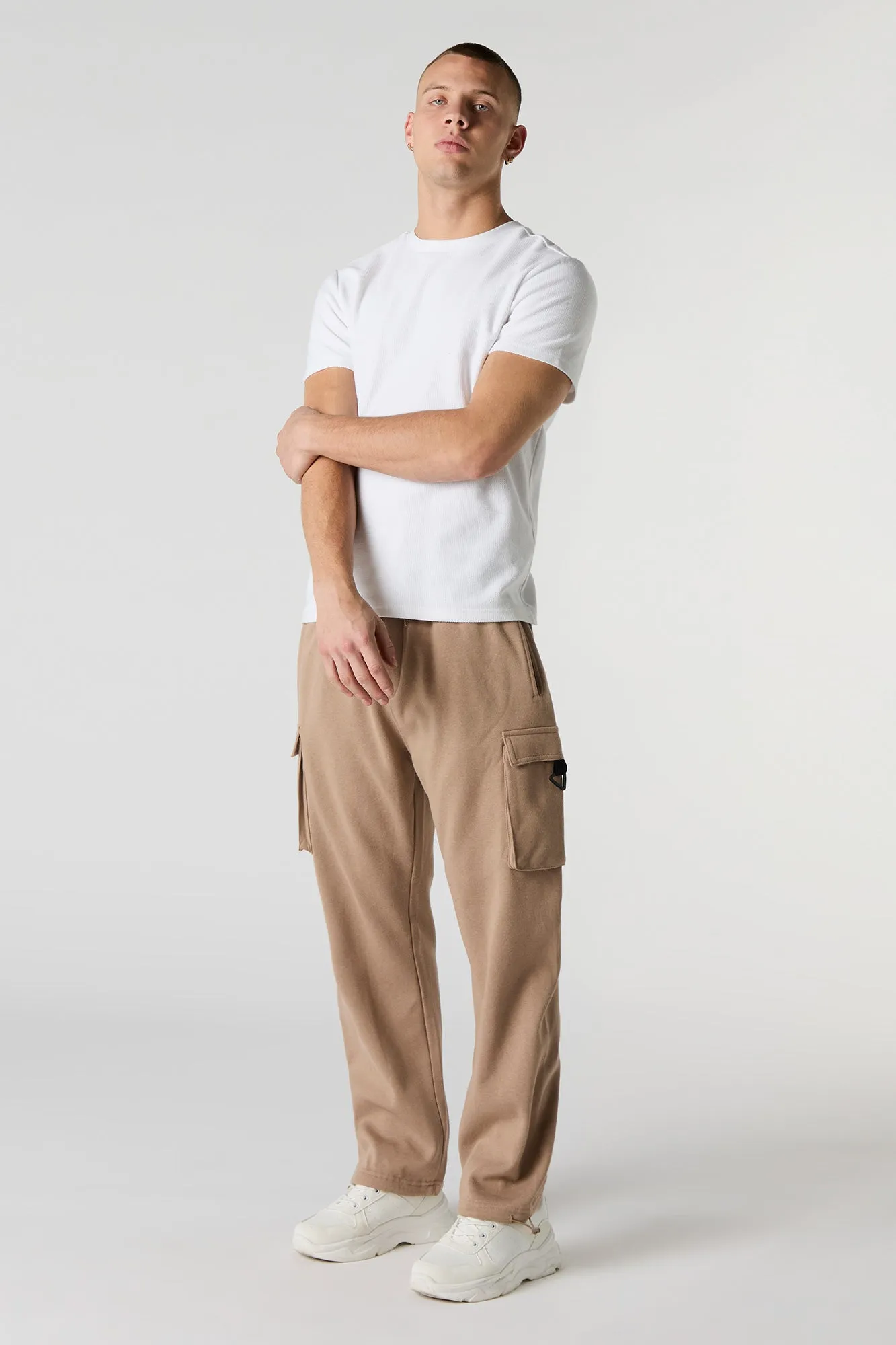Fleece Toggle Hem Cargo Jogger sold by Urban Planet product image thumbnail 2