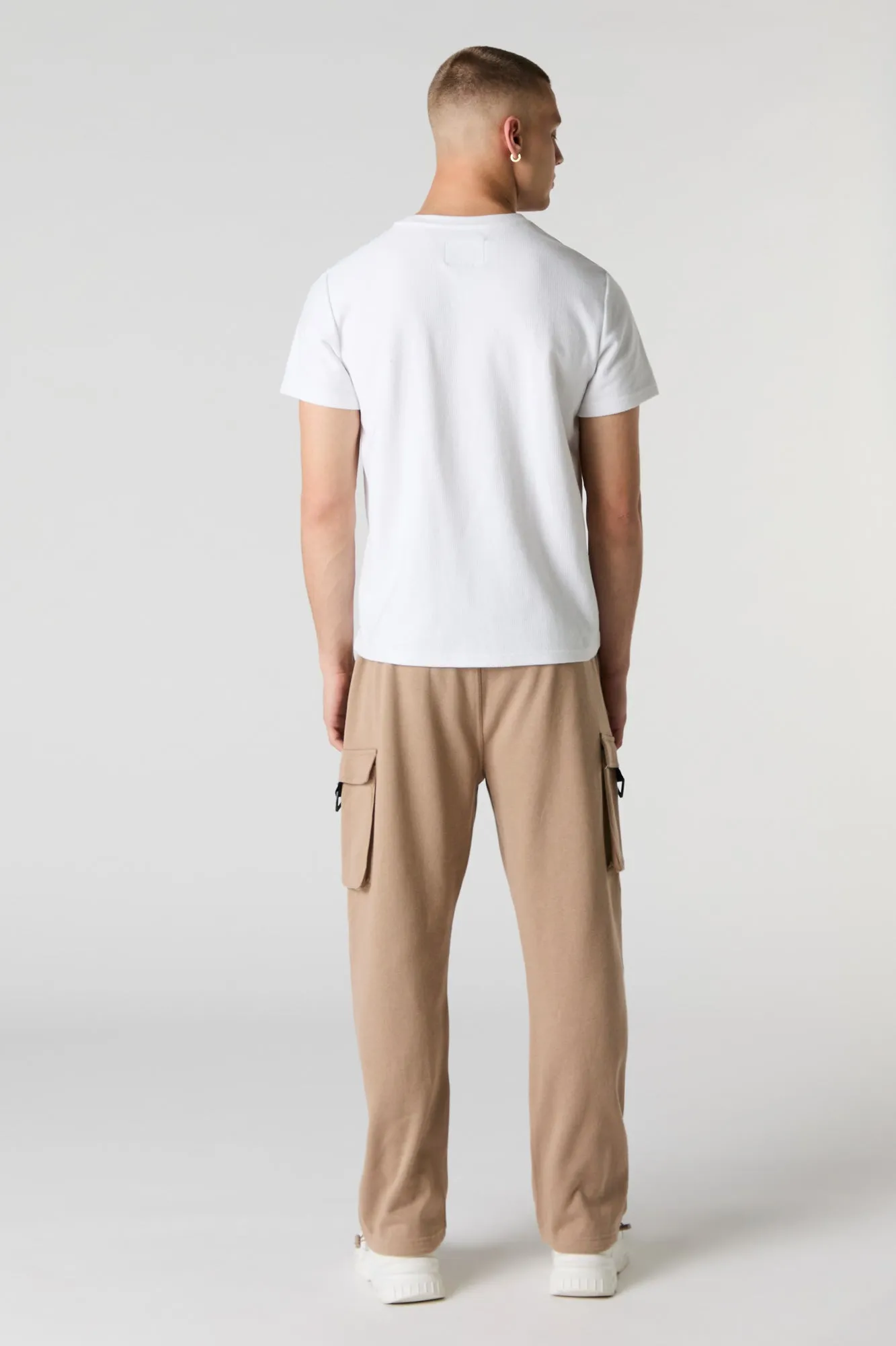 Jogger cargo en molleton avec taille à barillet sold by Urban Planet product image thumbnail 3