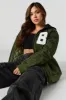 Letter Chenille Embroidered Bomber Jacket sold by Urban Planet