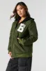 Letter Chenille Embroidered Bomber Jacket sold by Urban Planet