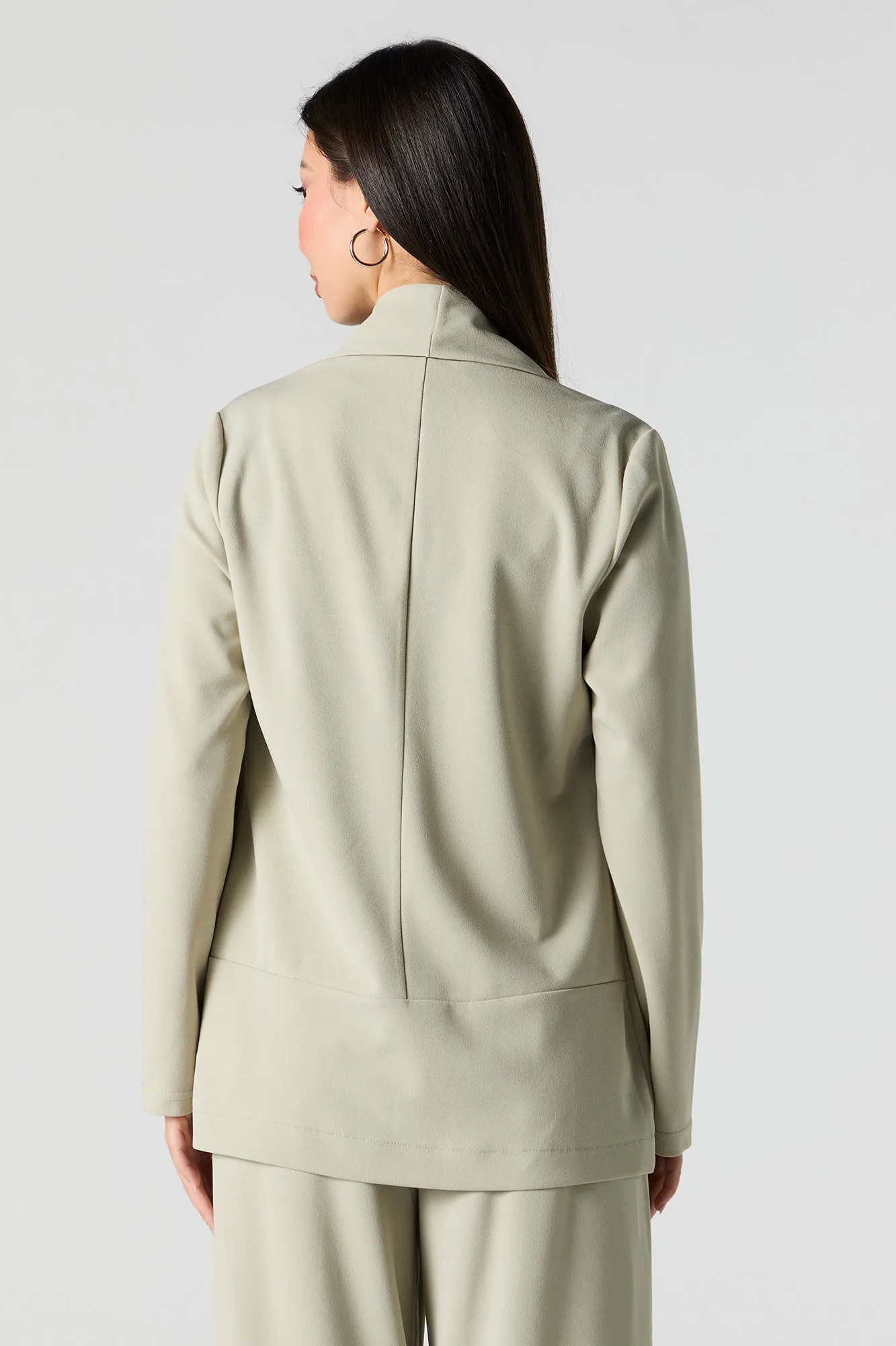 Blazer ouvert en crêpe sold by Urban Planet product image thumbnail 2