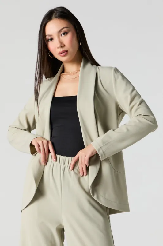 Blazer ouvert en crêpe sold by Urban Planet