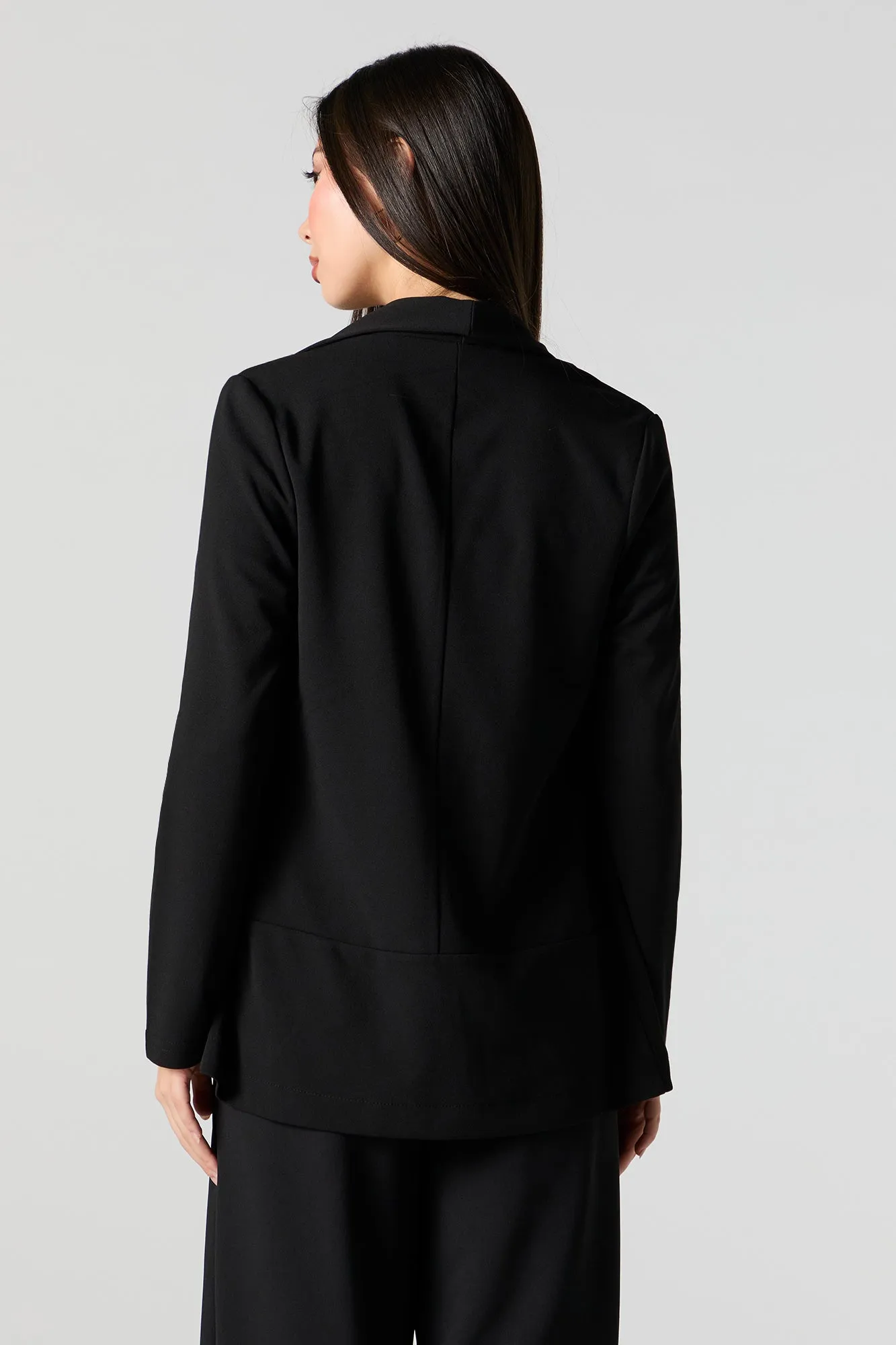 Blazer ouvert en crêpe sold by Urban Planet product image thumbnail 5