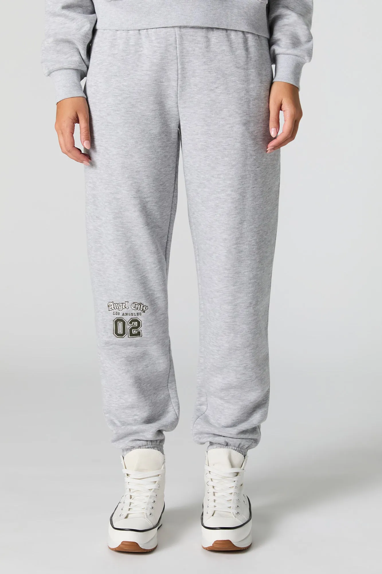 Fleece Cuffed Jogger sold by Urban Planet product image thumbnail 2