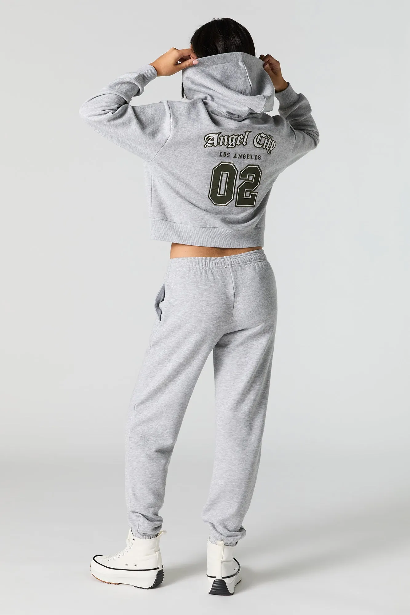 Jogger en molleton avec revers sold by Urban Planet