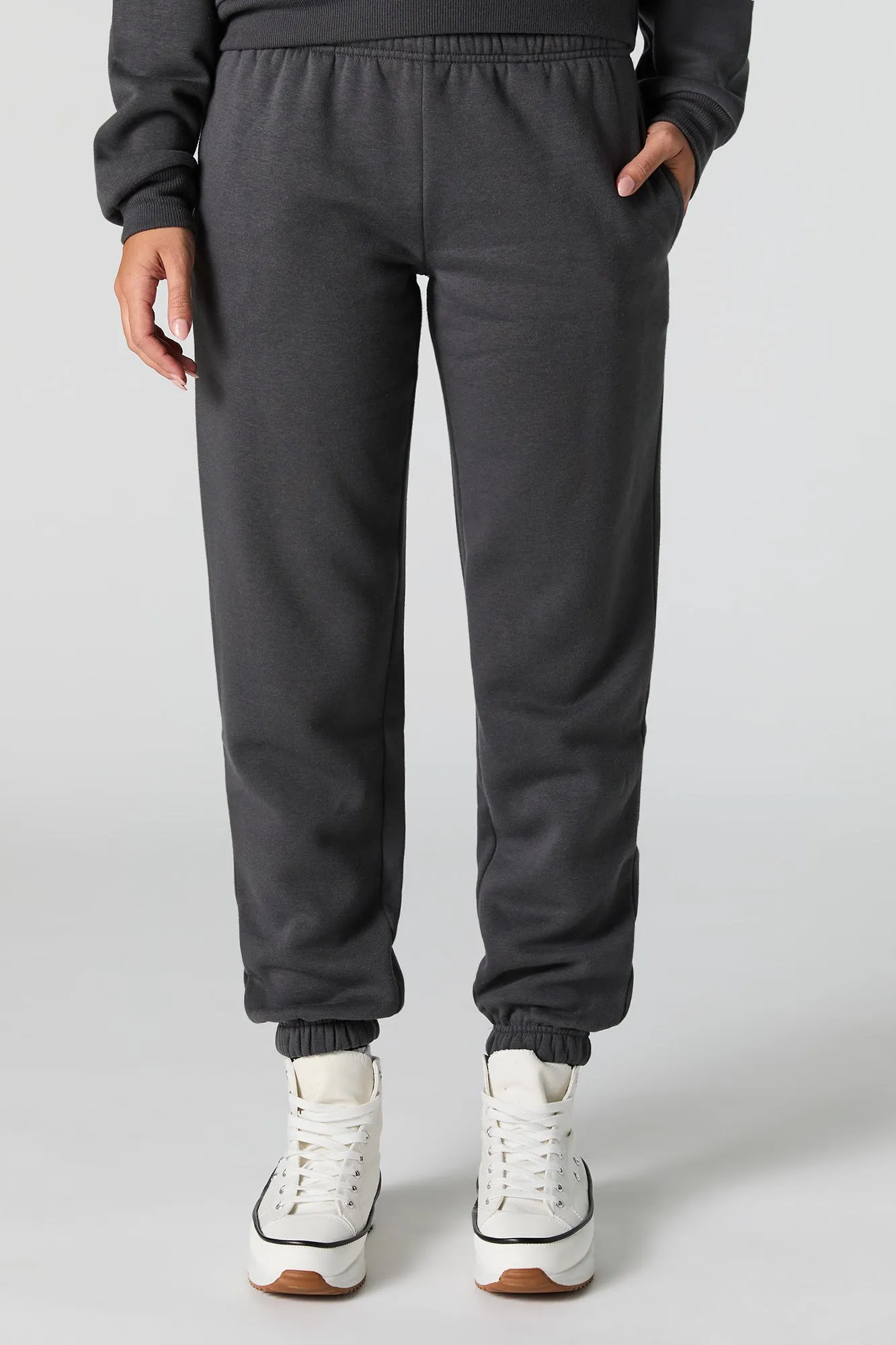 Jogger en molleton avec revers sold by Urban Planet product image thumbnail 5