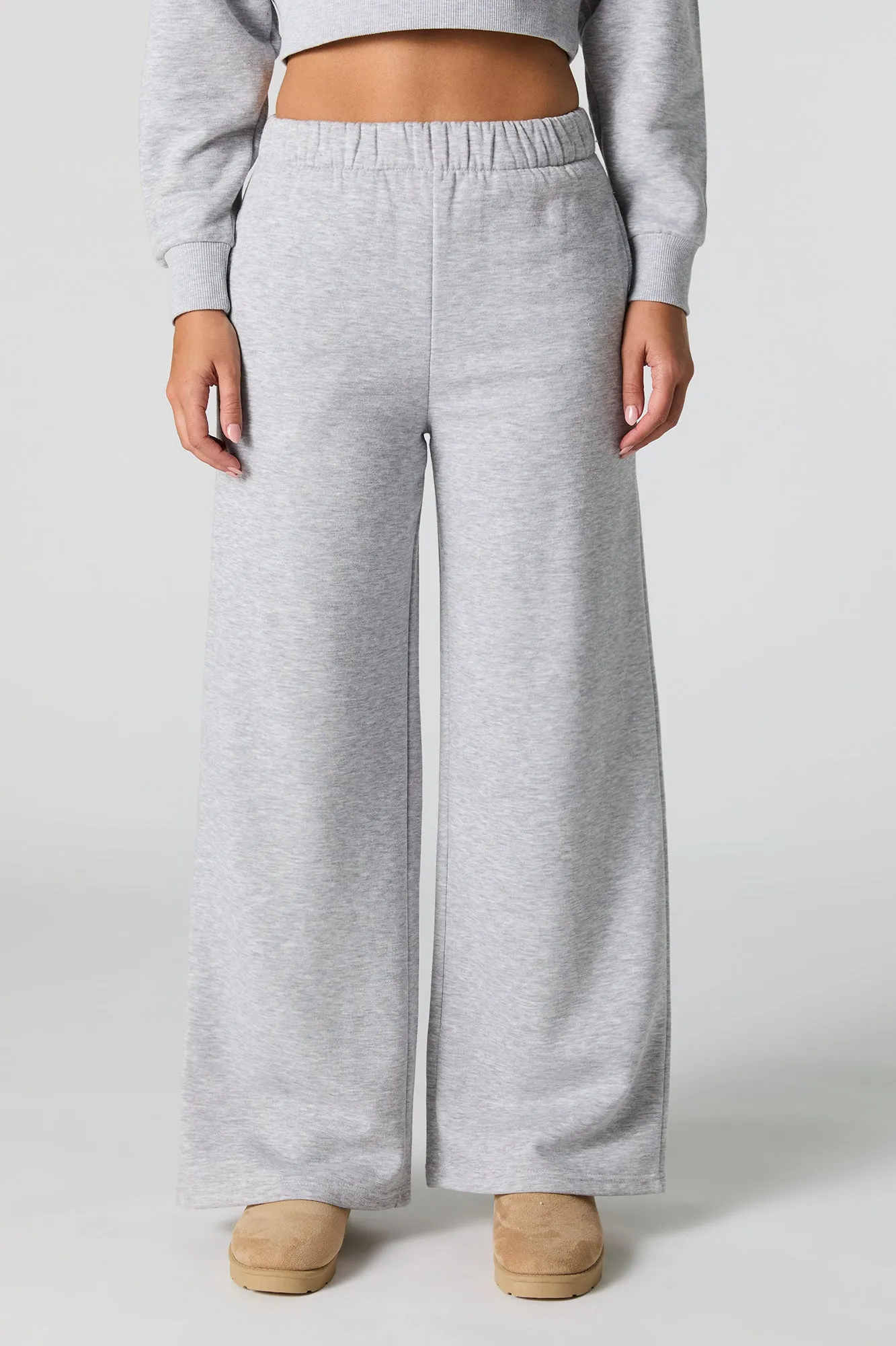 Pantalon d'entraînement à jambe large en molleton sold by Urban Planet product image thumbnail 5