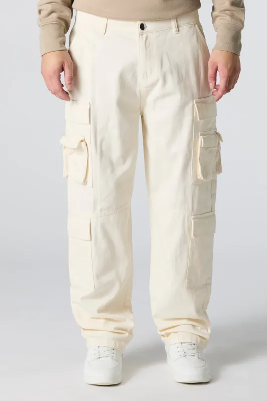 Jean cargo ample avec poches multiples sold by Urban Planet
