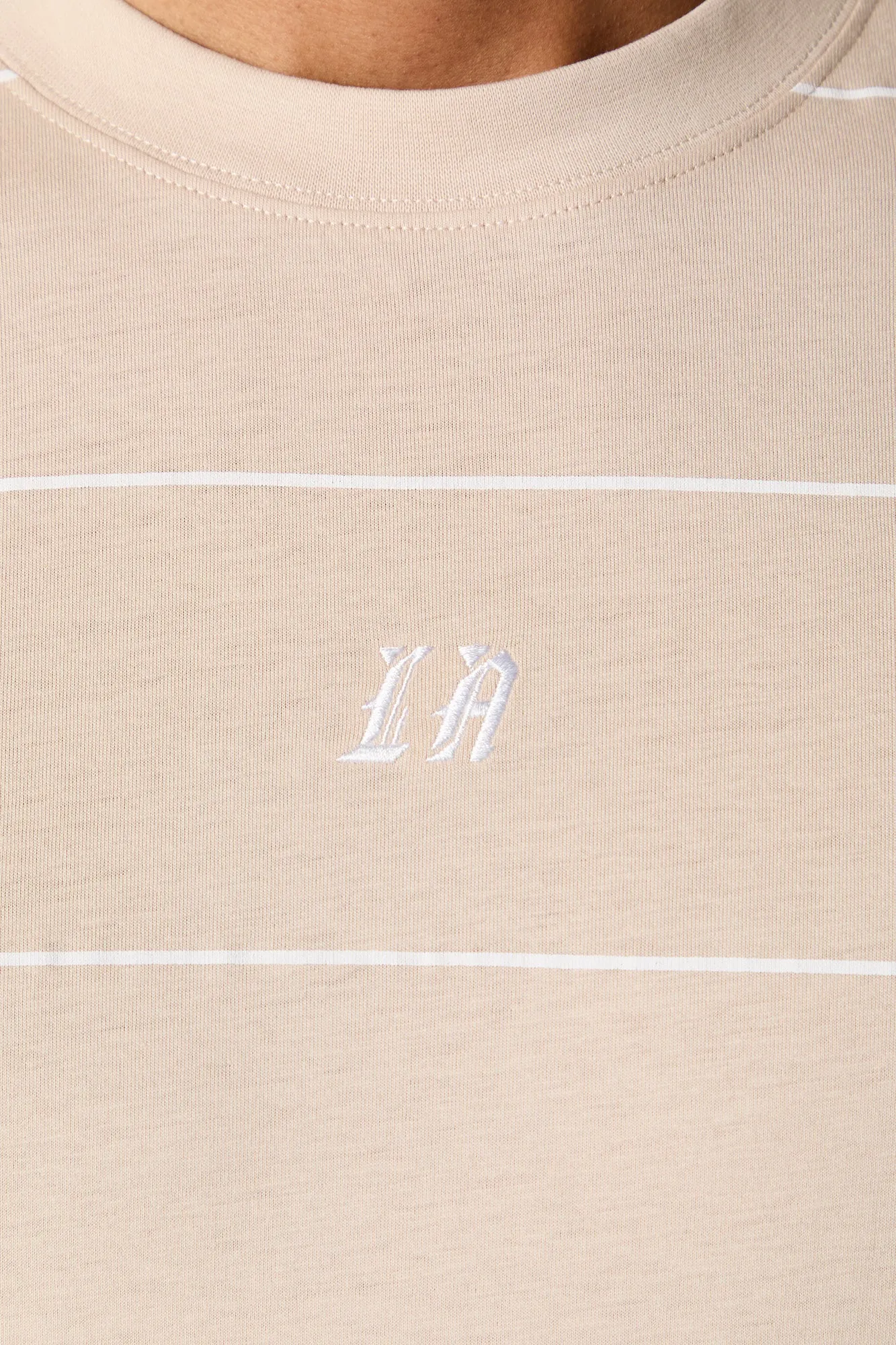 City Embroidered Striped T-Shirt sold by Urban Planet product image thumbnail 4