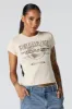 World Explorer Graphic Fitted T-Shirt sold by Urban Planet