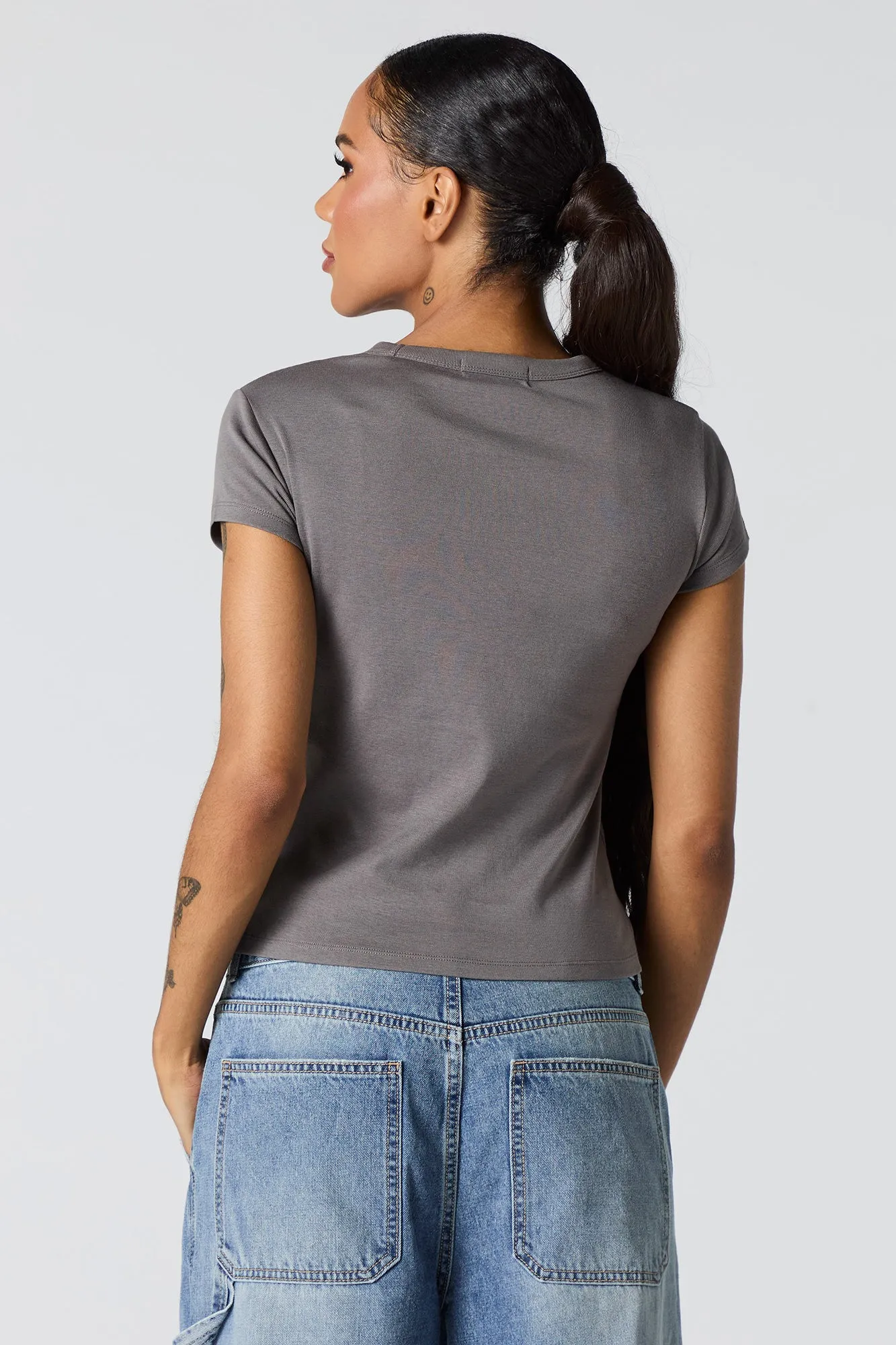 Limited Edition Graphic Fitted T-Shirt sold by Urban Planet product image thumbnail 2