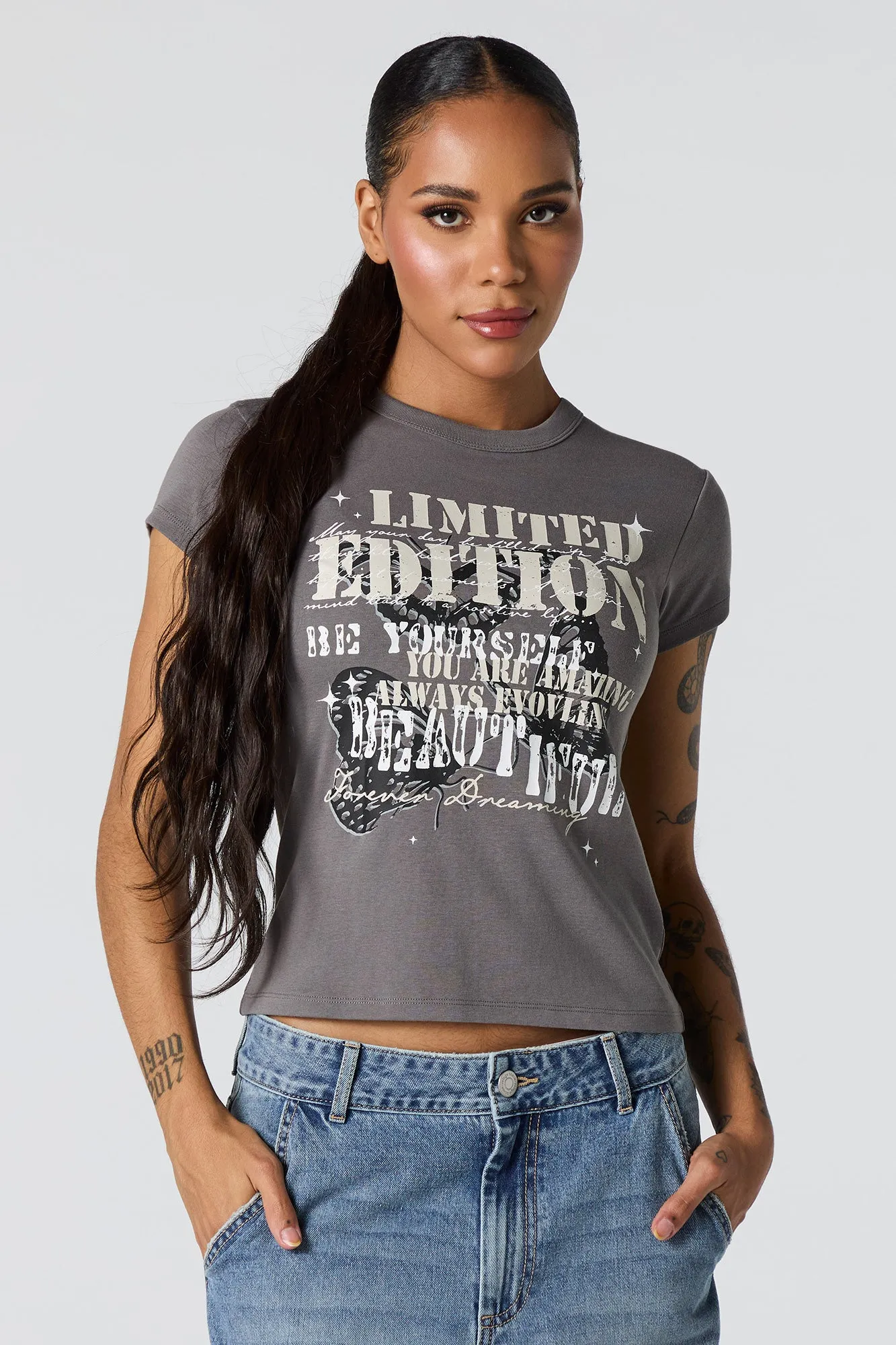 Limited Edition Graphic Fitted T-Shirt sold by Urban Planet